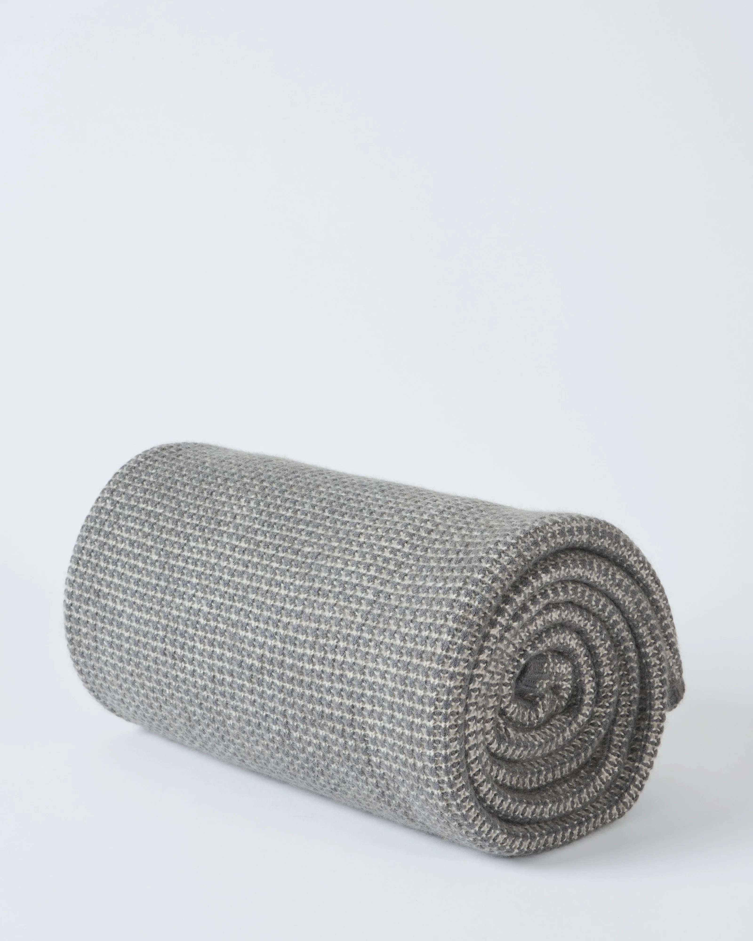 waffle knit cashmere throw - Image 4