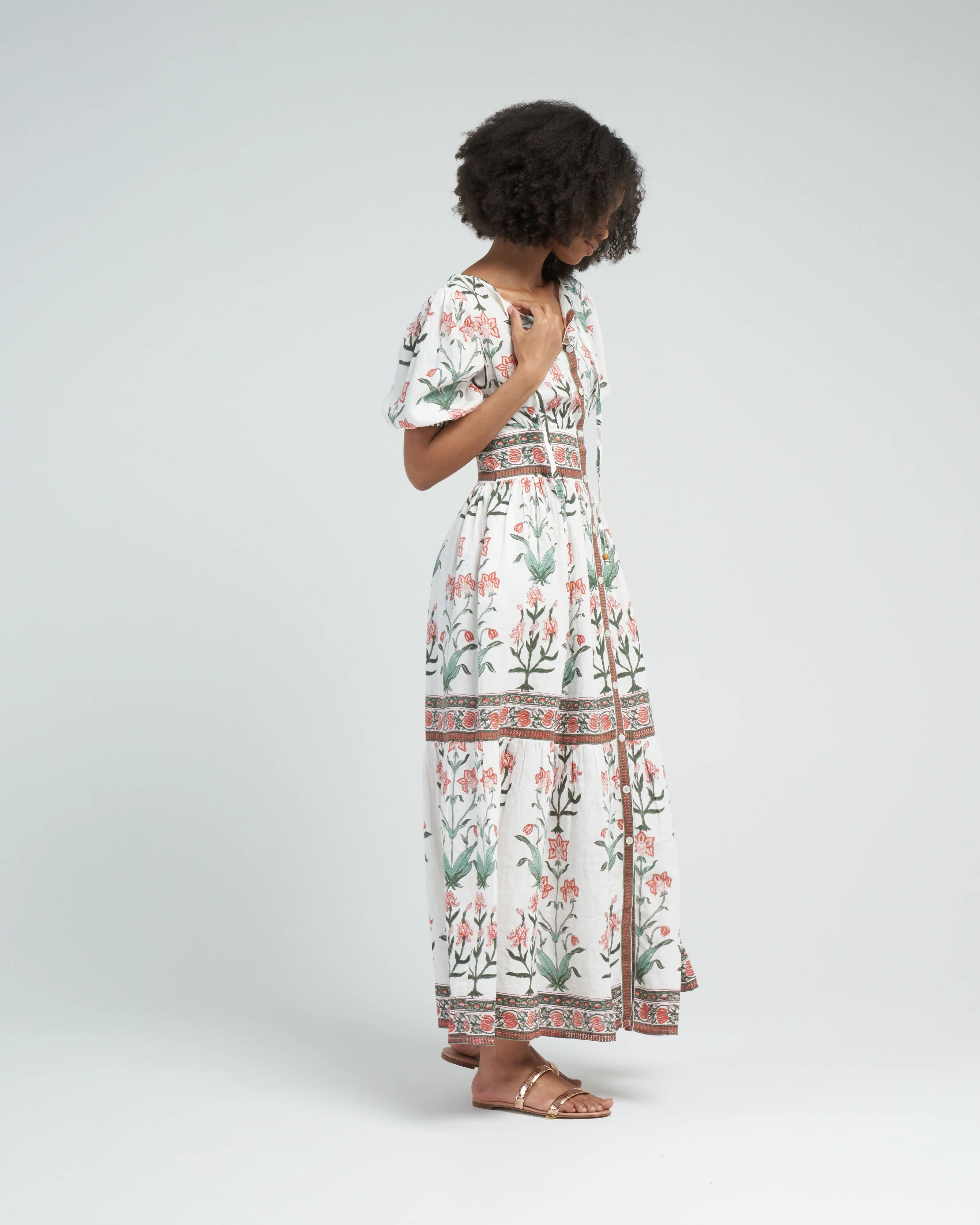 camilla dress - vermillion - Image 3