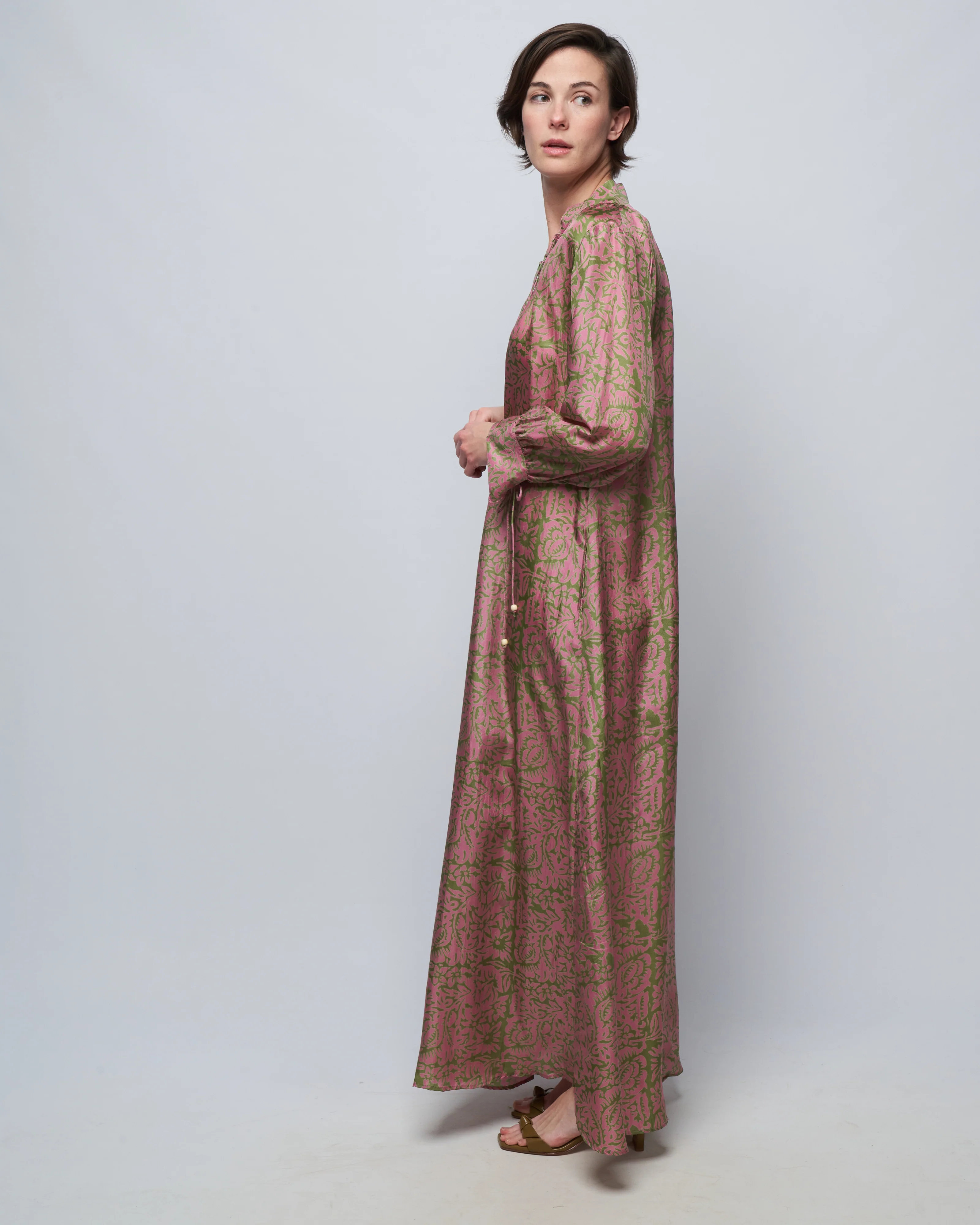 mitchell kaftan dress - cherry blossom - Image 3