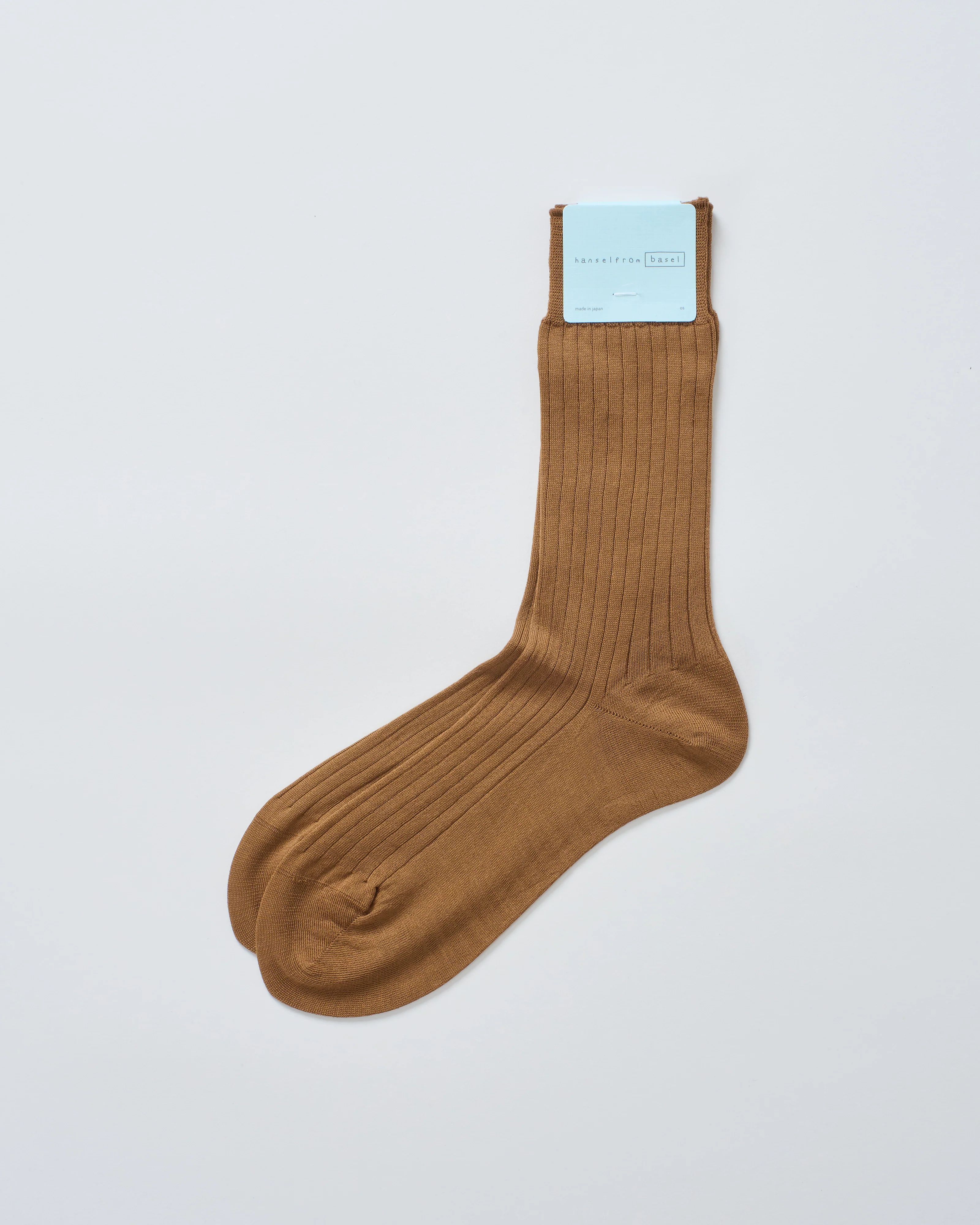 botan ribbed crew sock