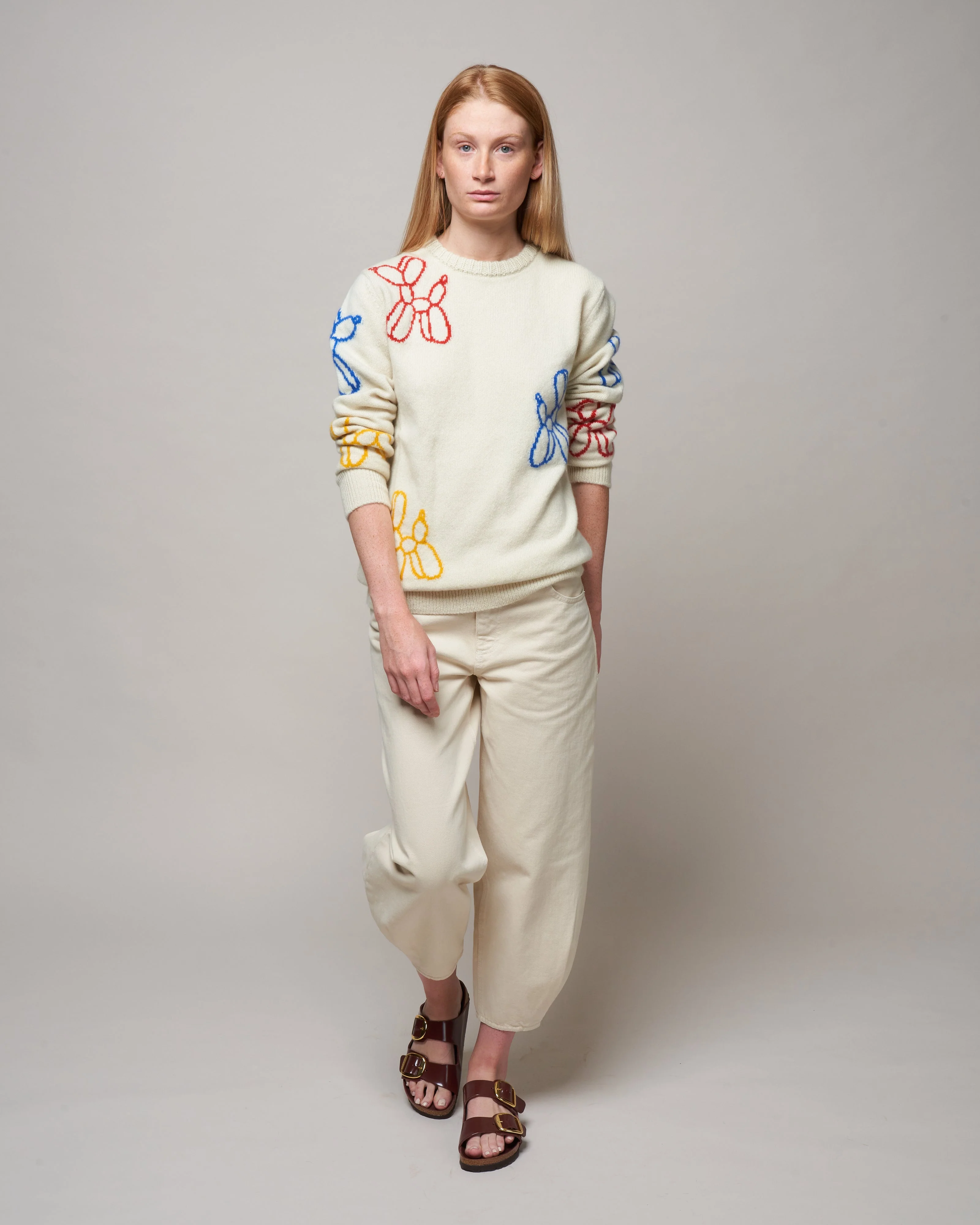 balloon dog crew sweater - white - Image 2