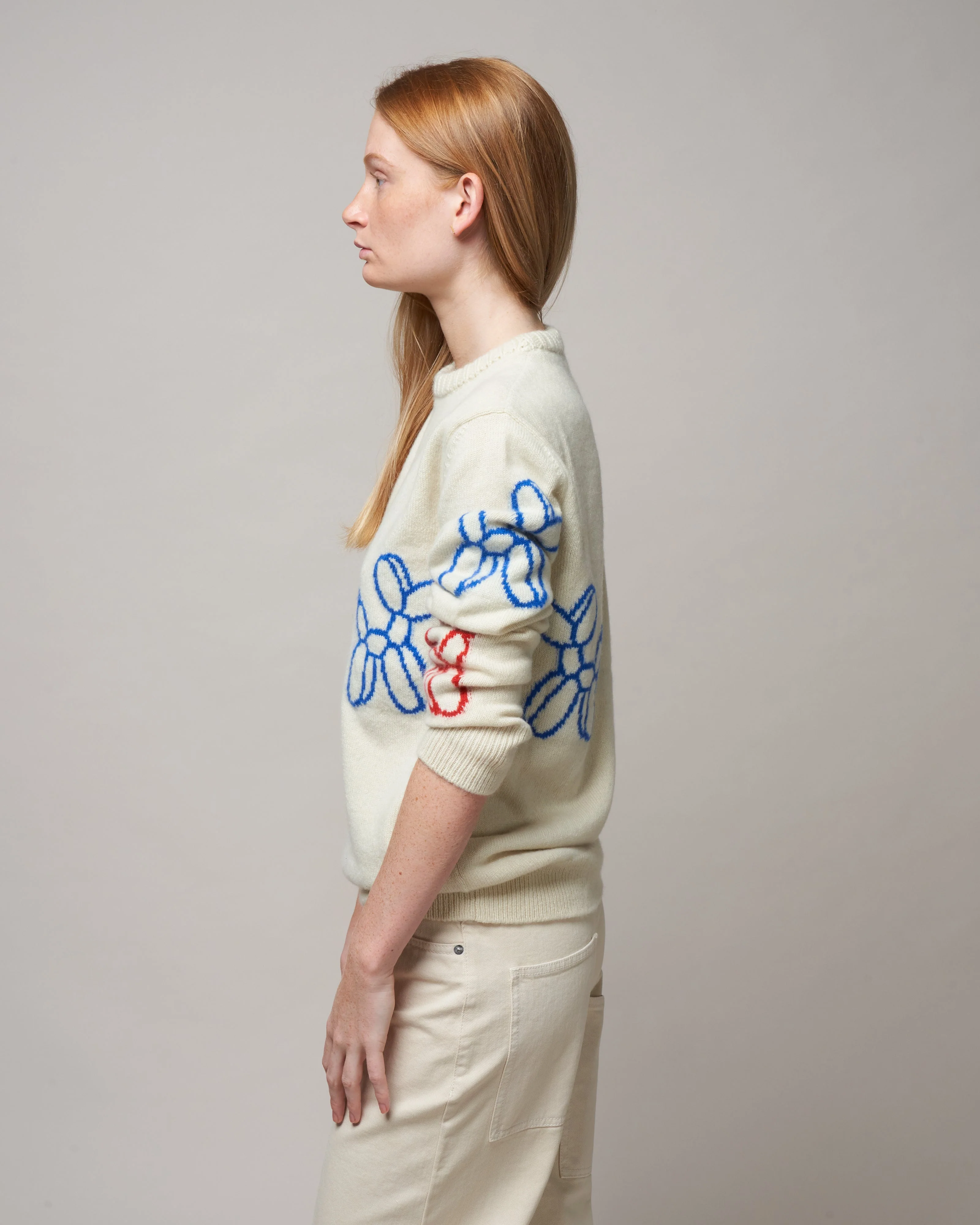 balloon dog crew sweater - white - Image 3