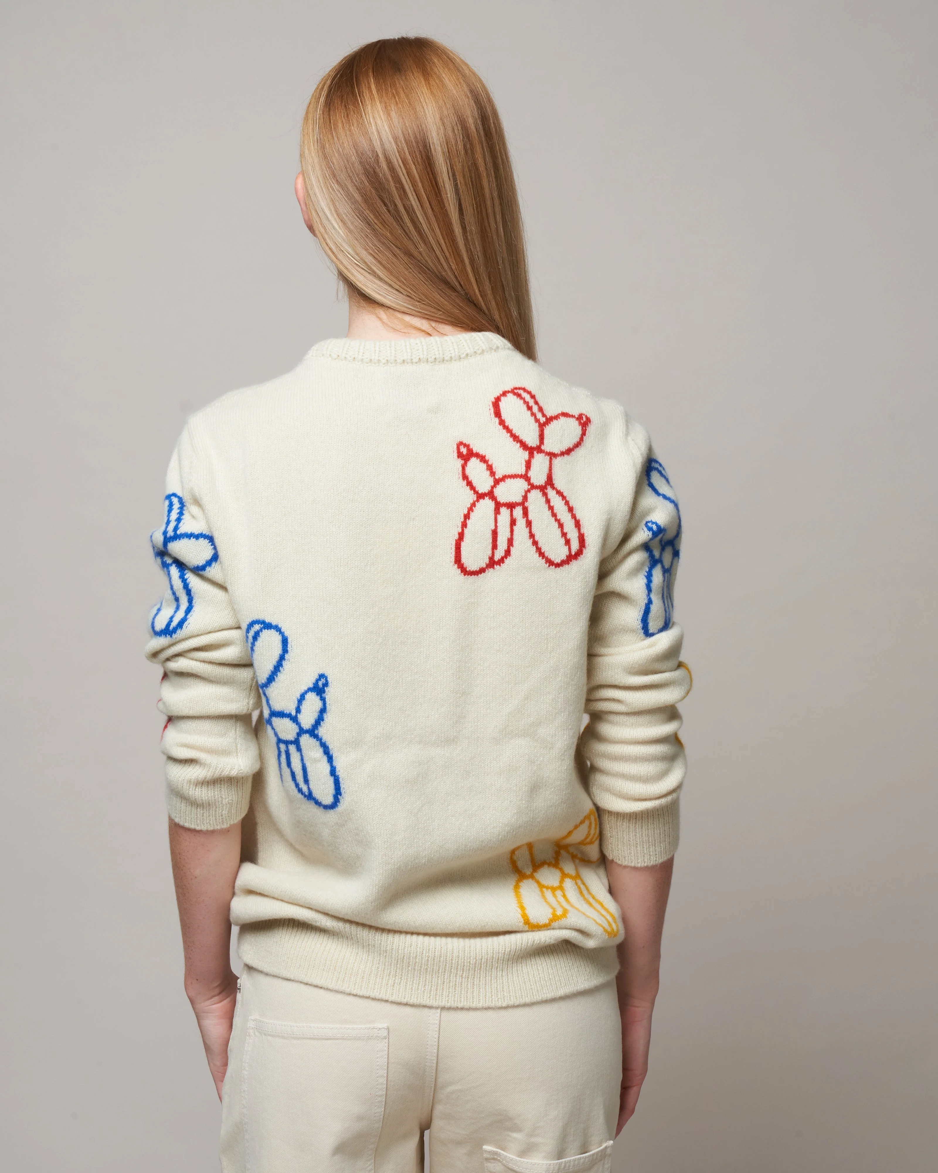 balloon dog crew sweater - white - Image 4