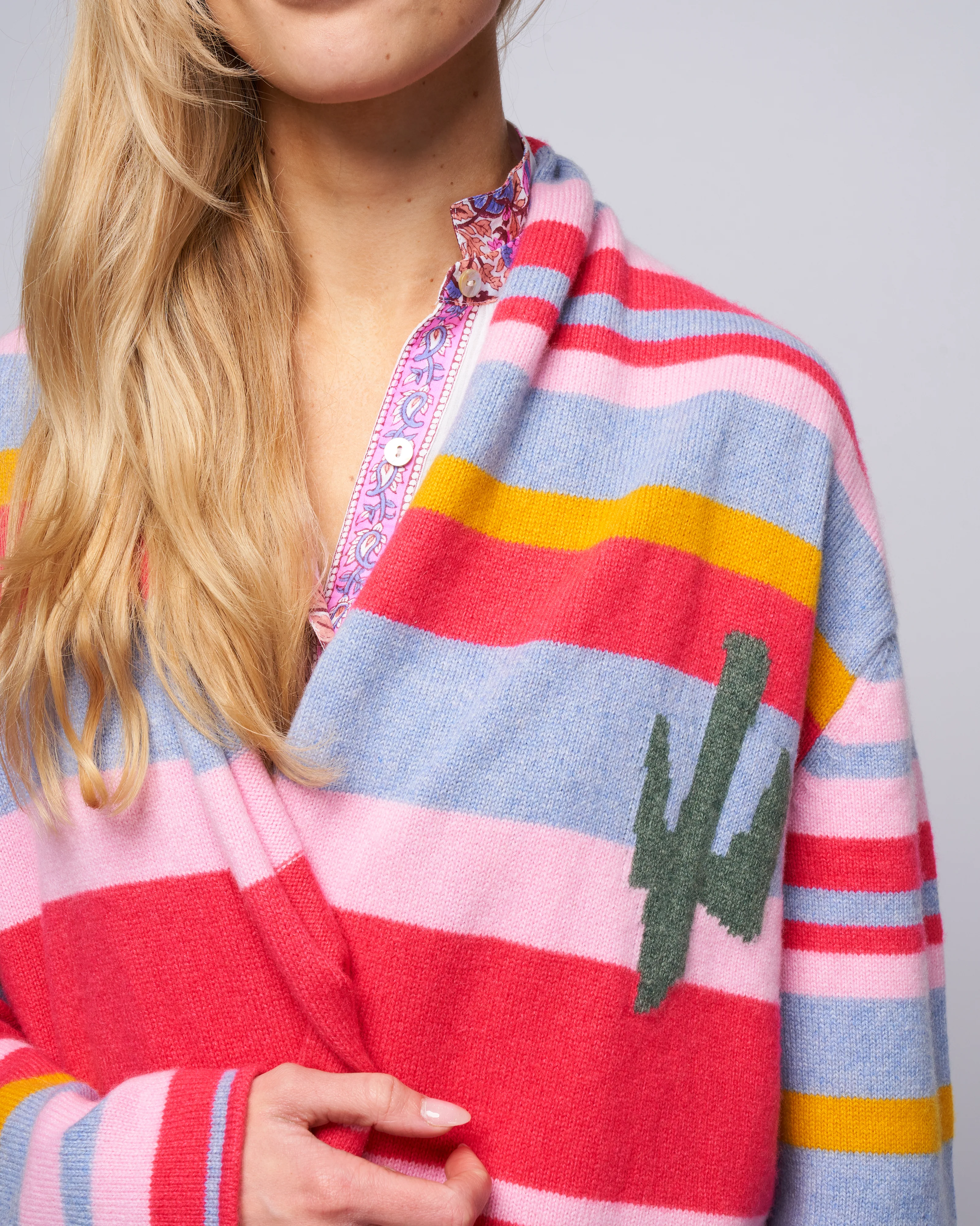 cactus cardigan - multi - Image 5