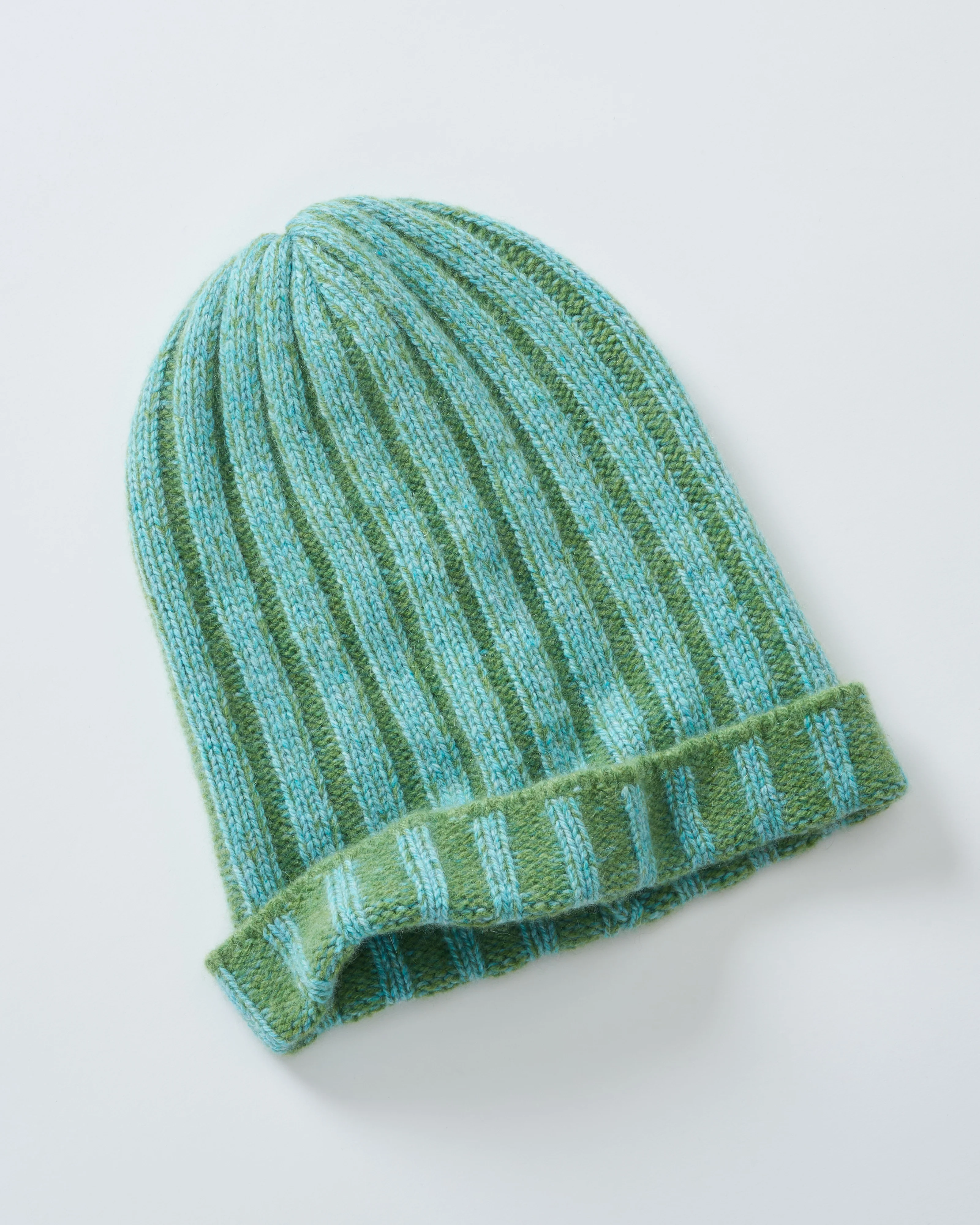 cashmere ribbed beanie - Image 3