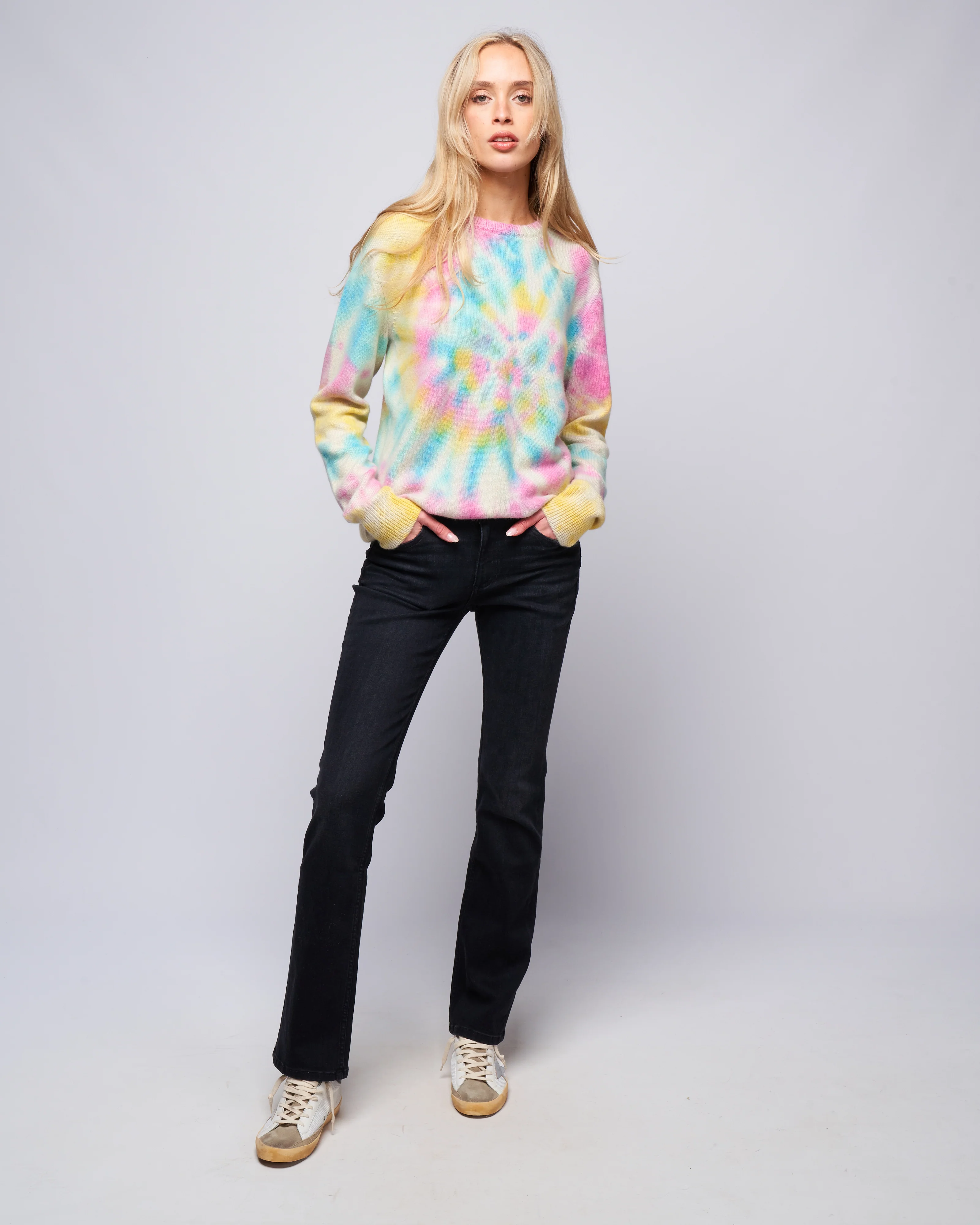 cyclone dye crew - blue/pink/green - Image 2