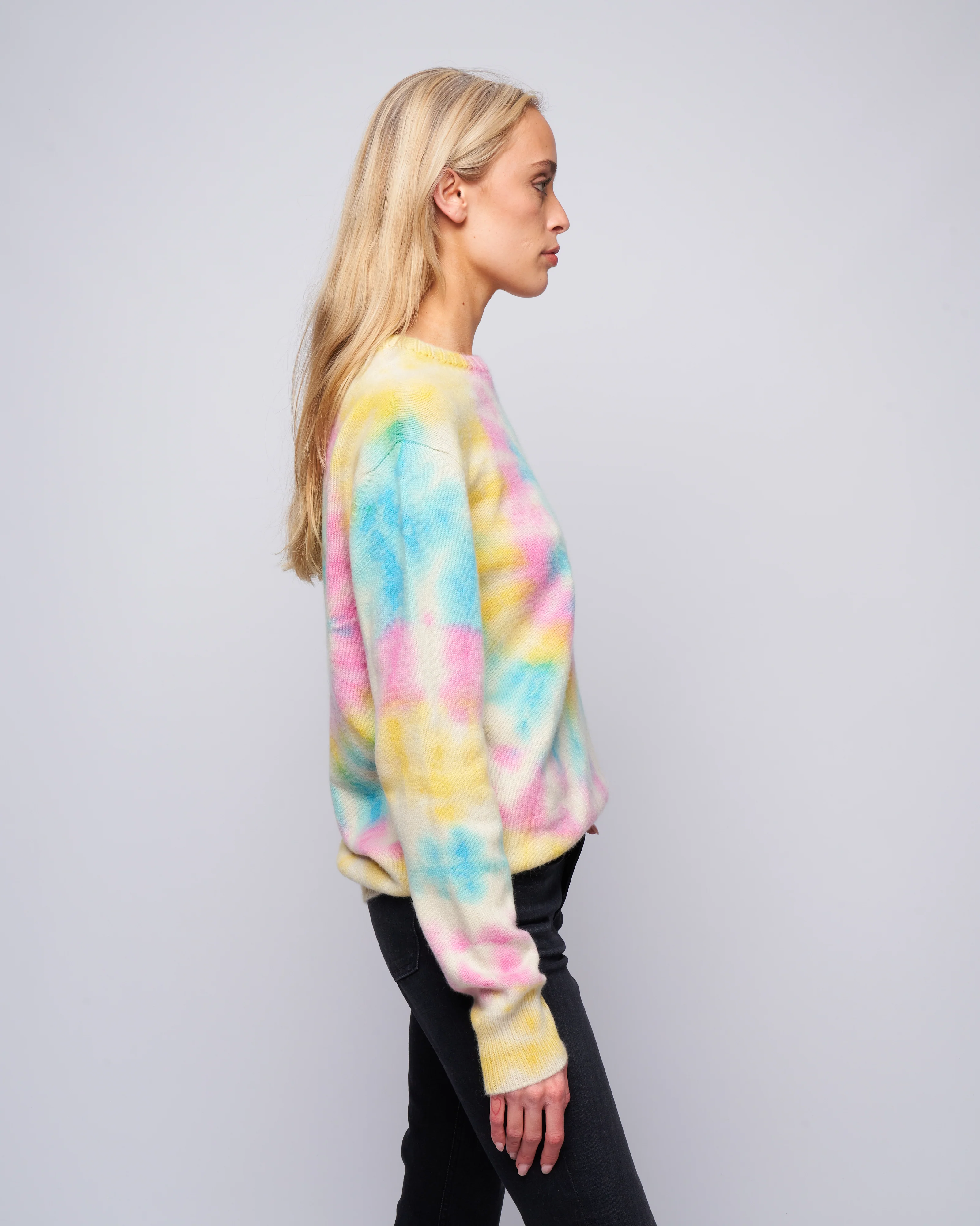 cyclone dye crew - blue/pink/green - Image 3
