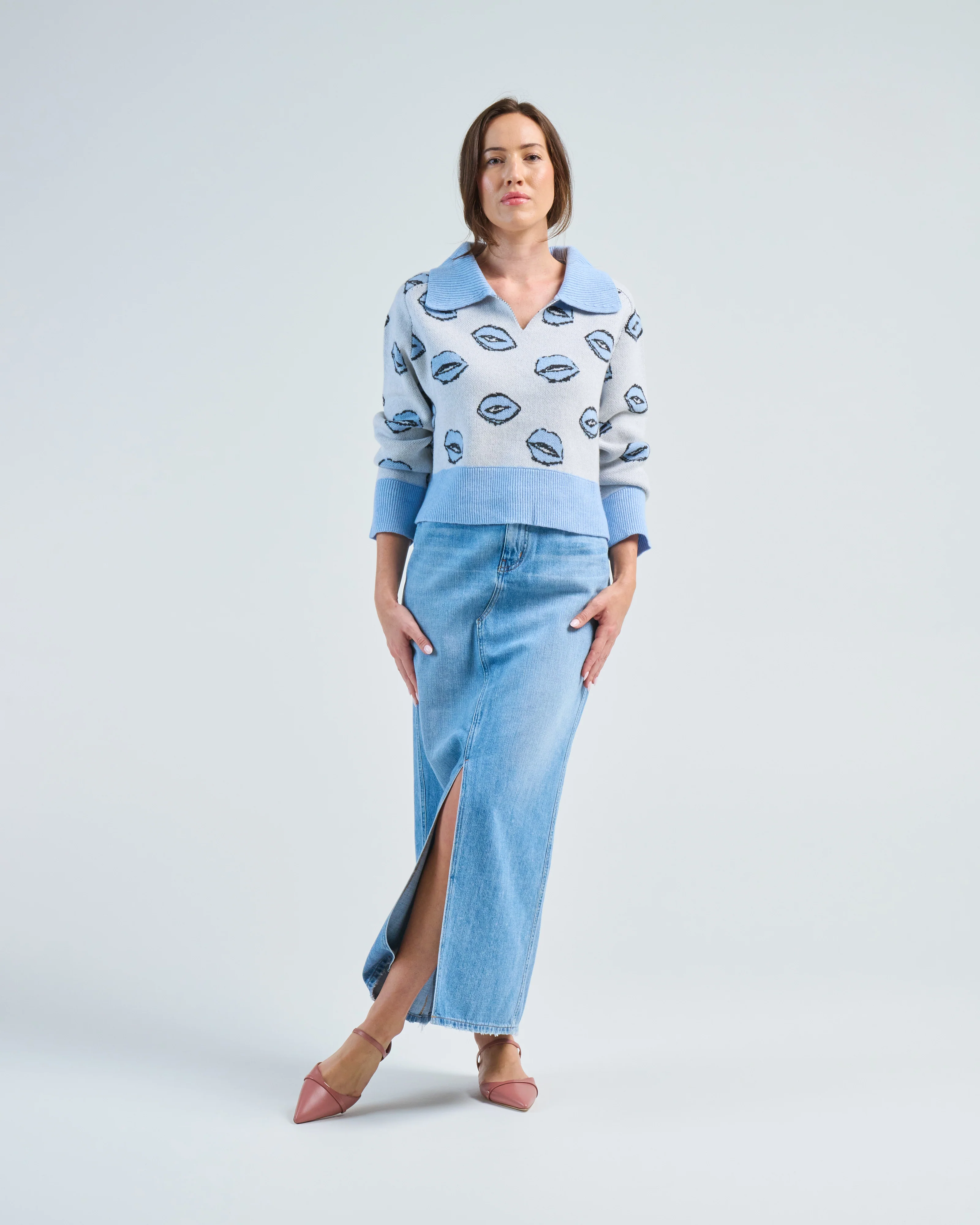 kisses collared sweater - Image 2