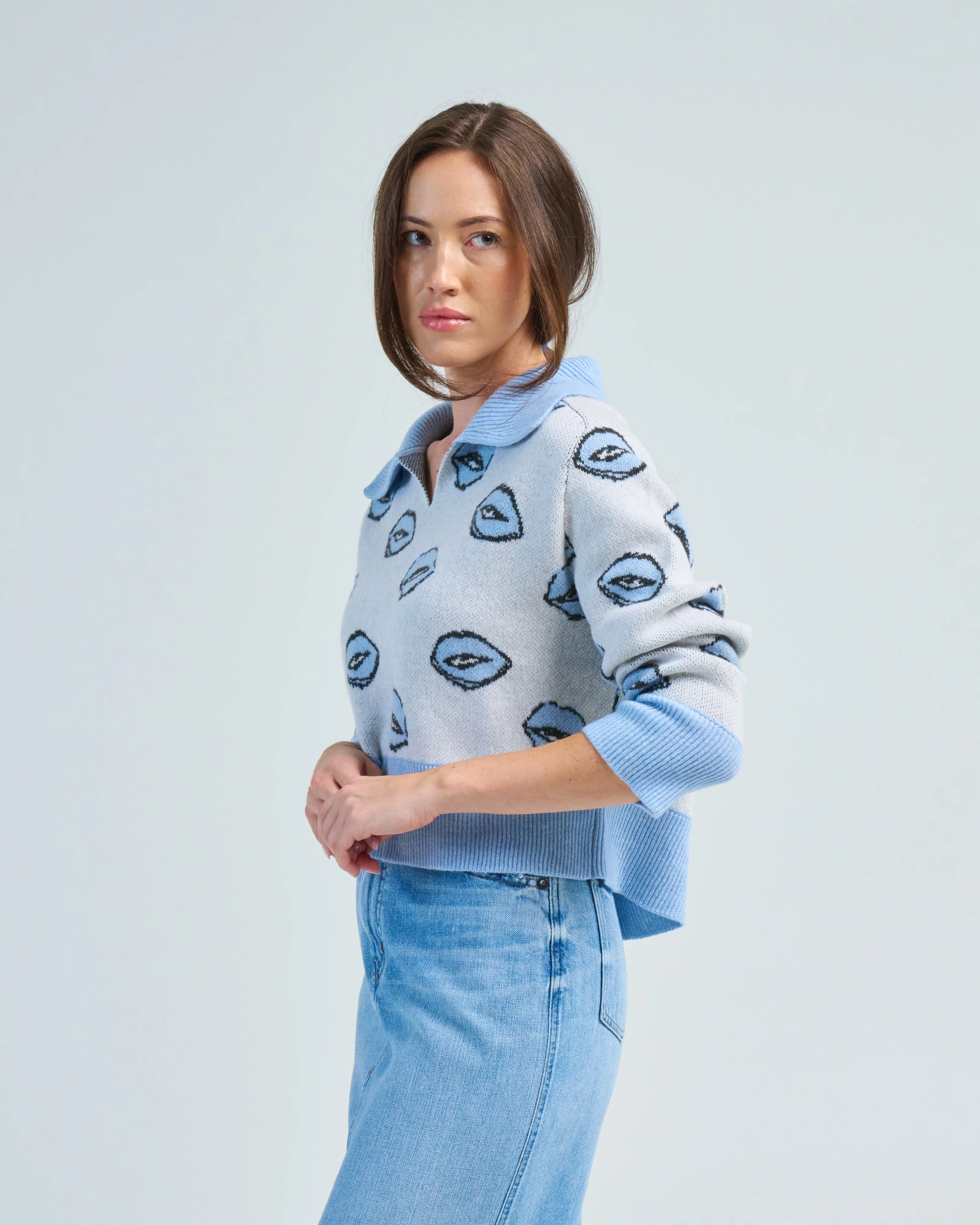 kisses collared sweater - Image 3