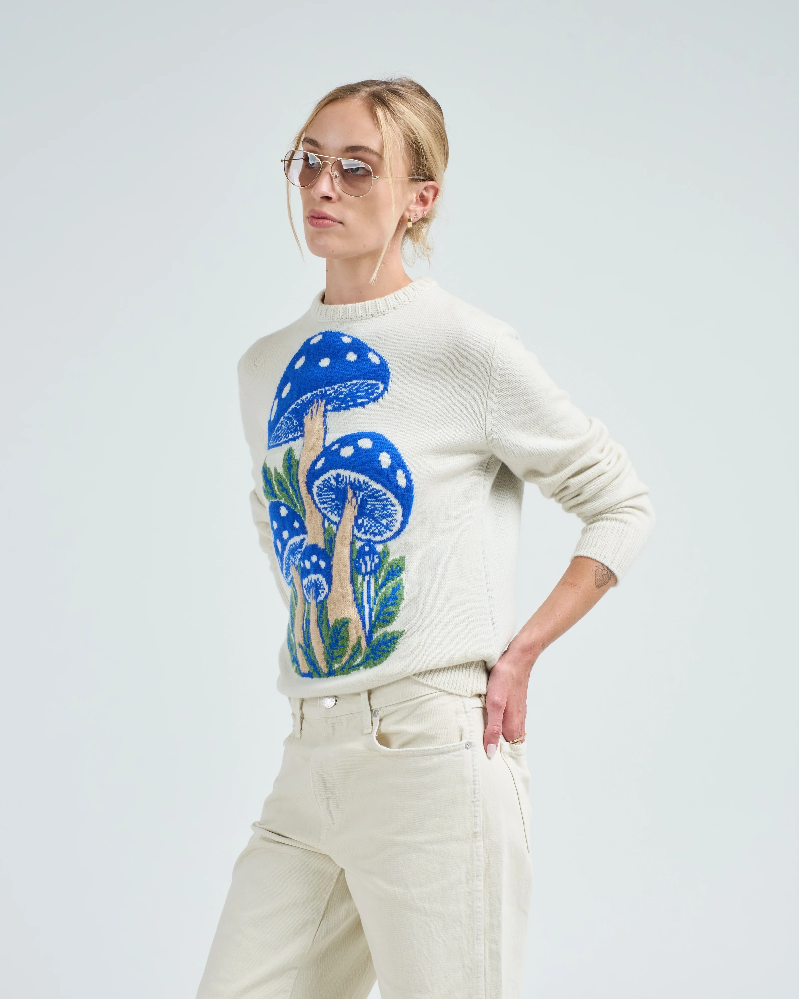 talking mushroom crew blue colorway - Image 3