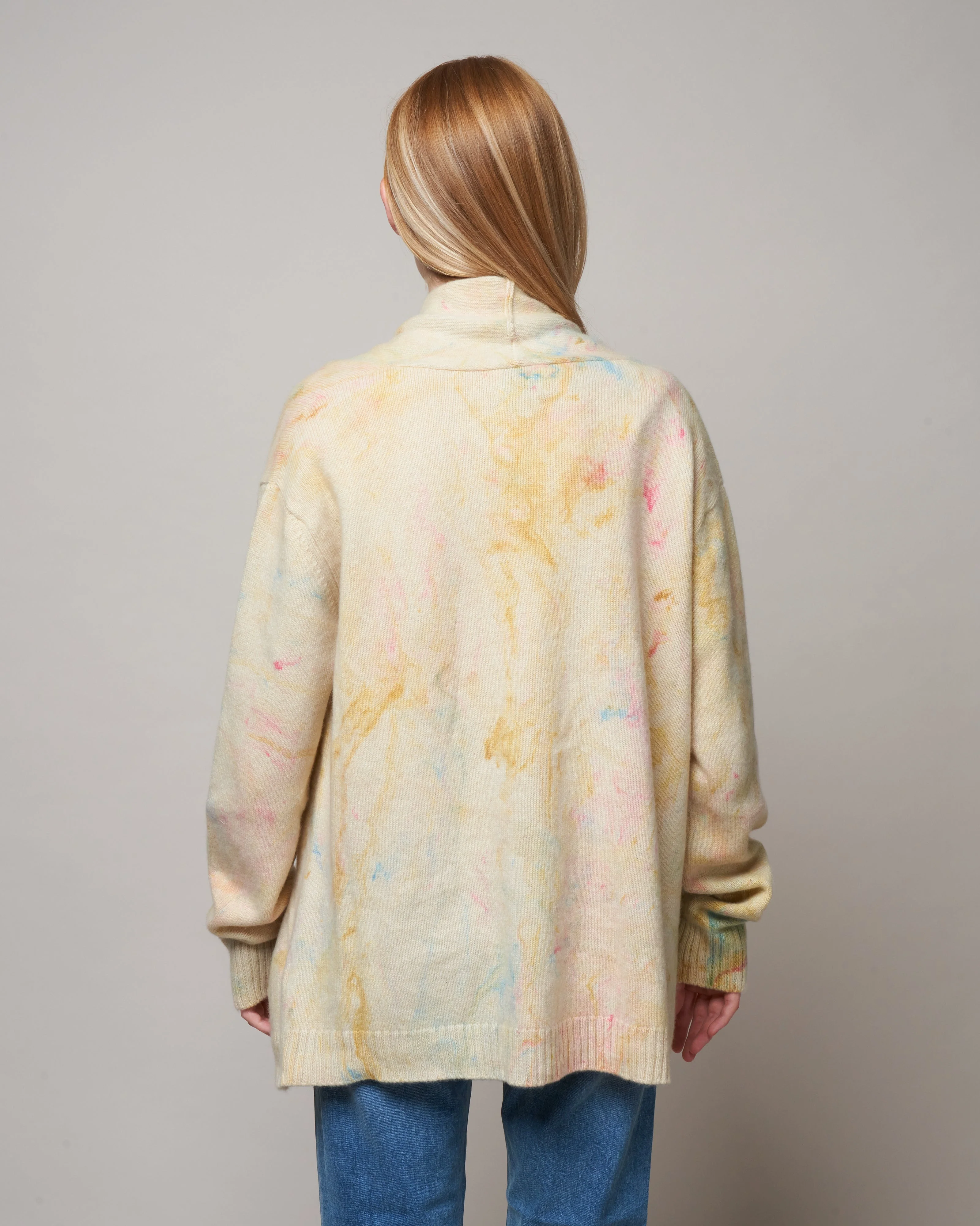 tye dye cardigan bardigan - pink - Image 4