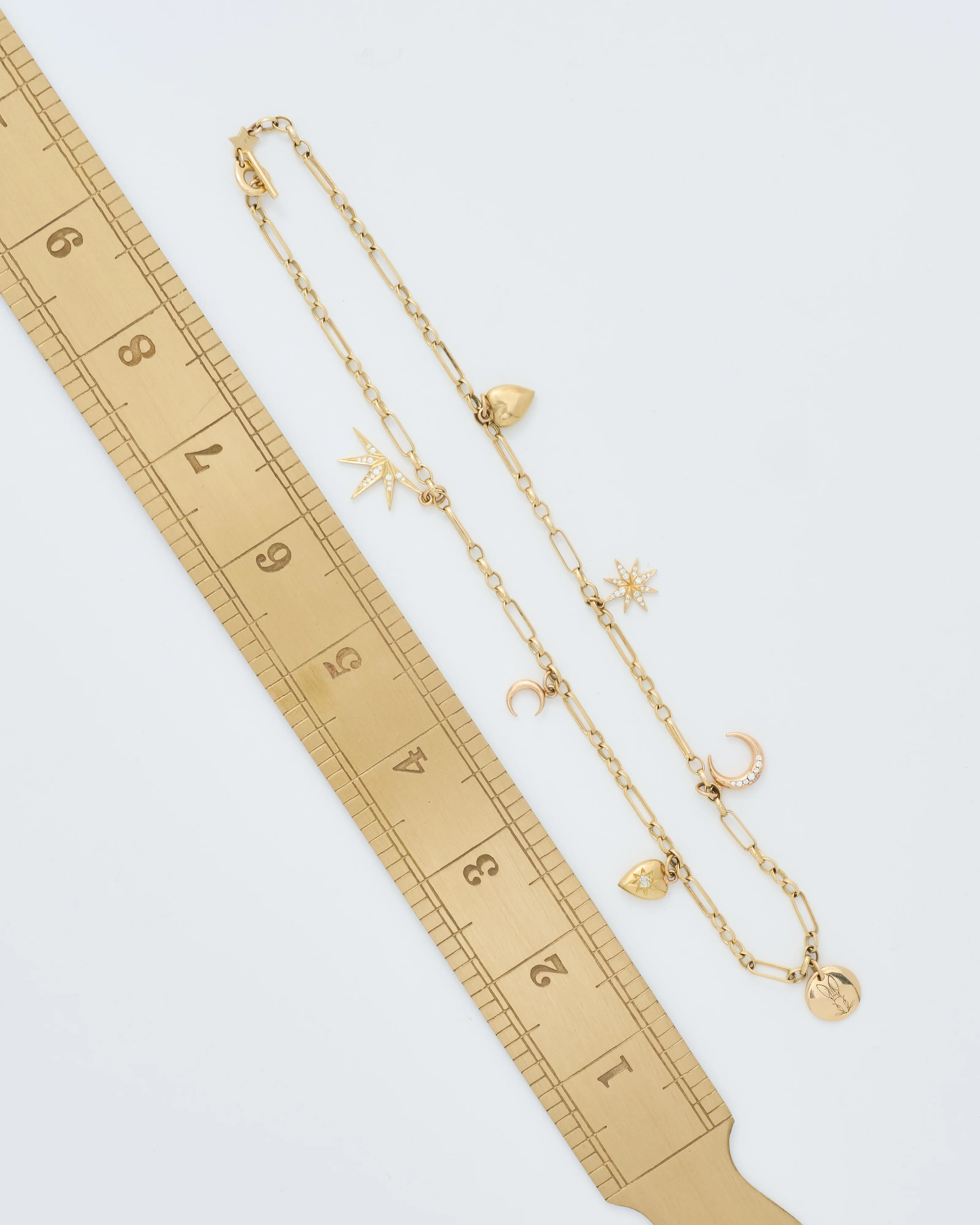 charming chain and charms necklace - Image 12