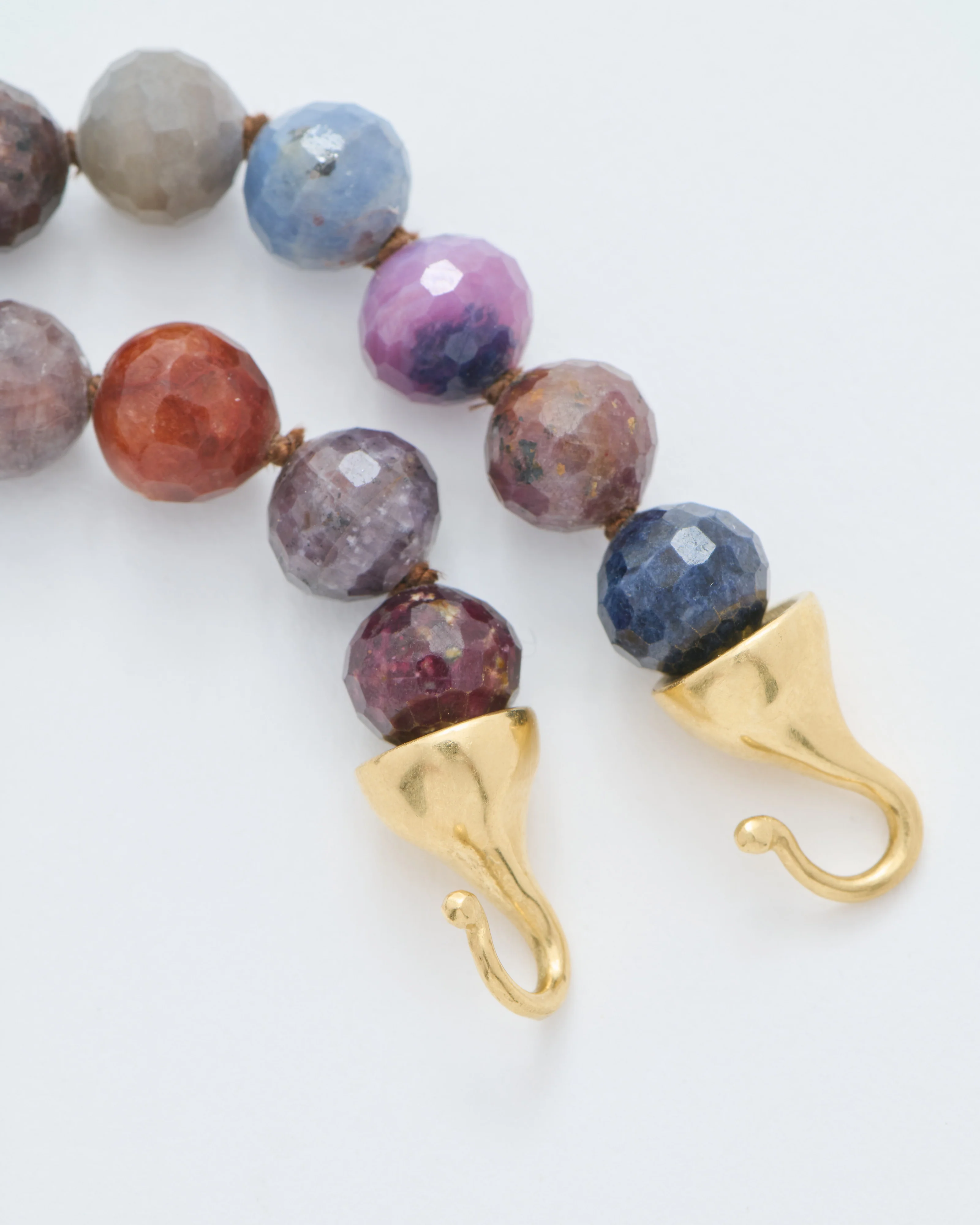 faceted sapphire chain with hooks - Image 5