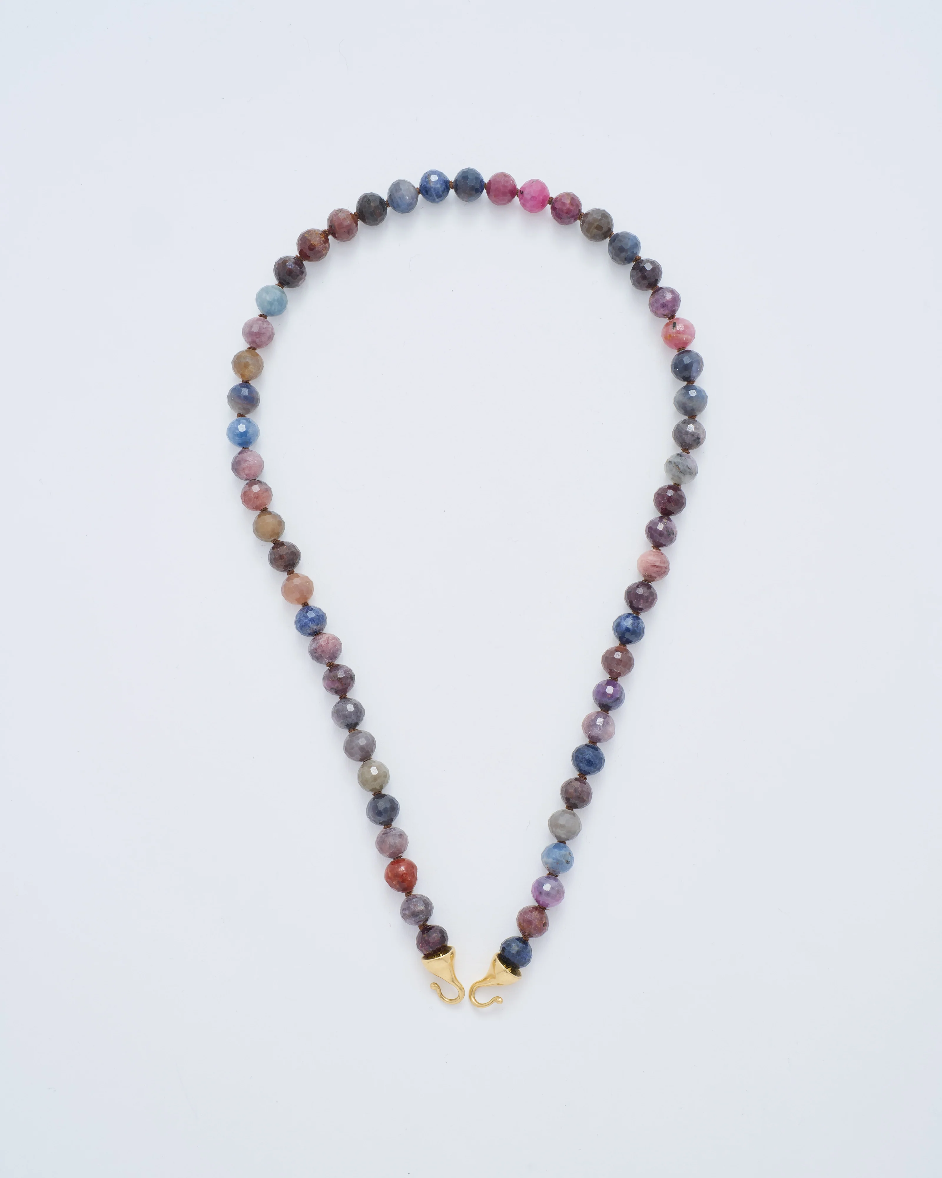 faceted sapphire chain with hooks - Image 6