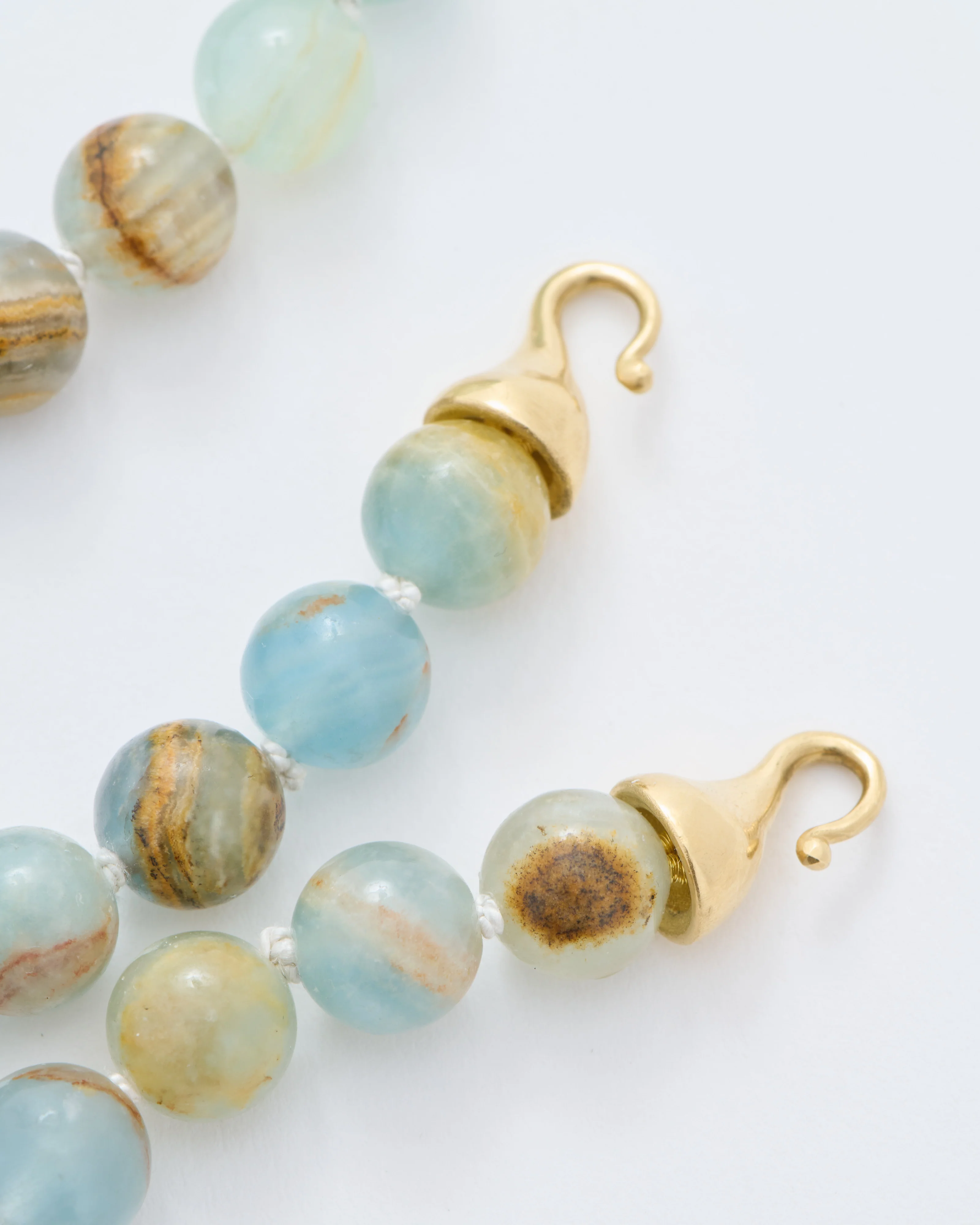 smooth calcite chain with hooks - Image 4
