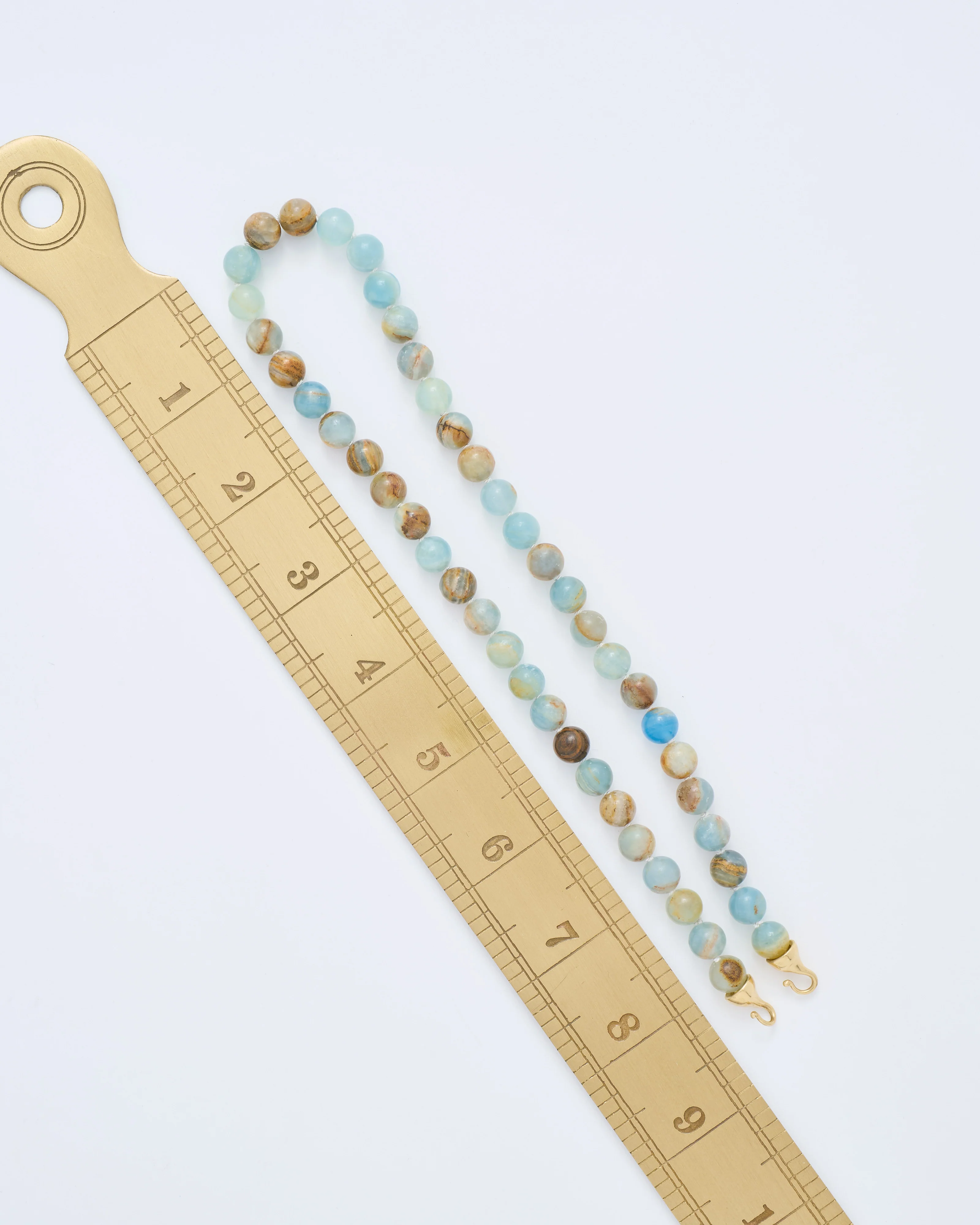 smooth calcite chain with hooks - Image 8