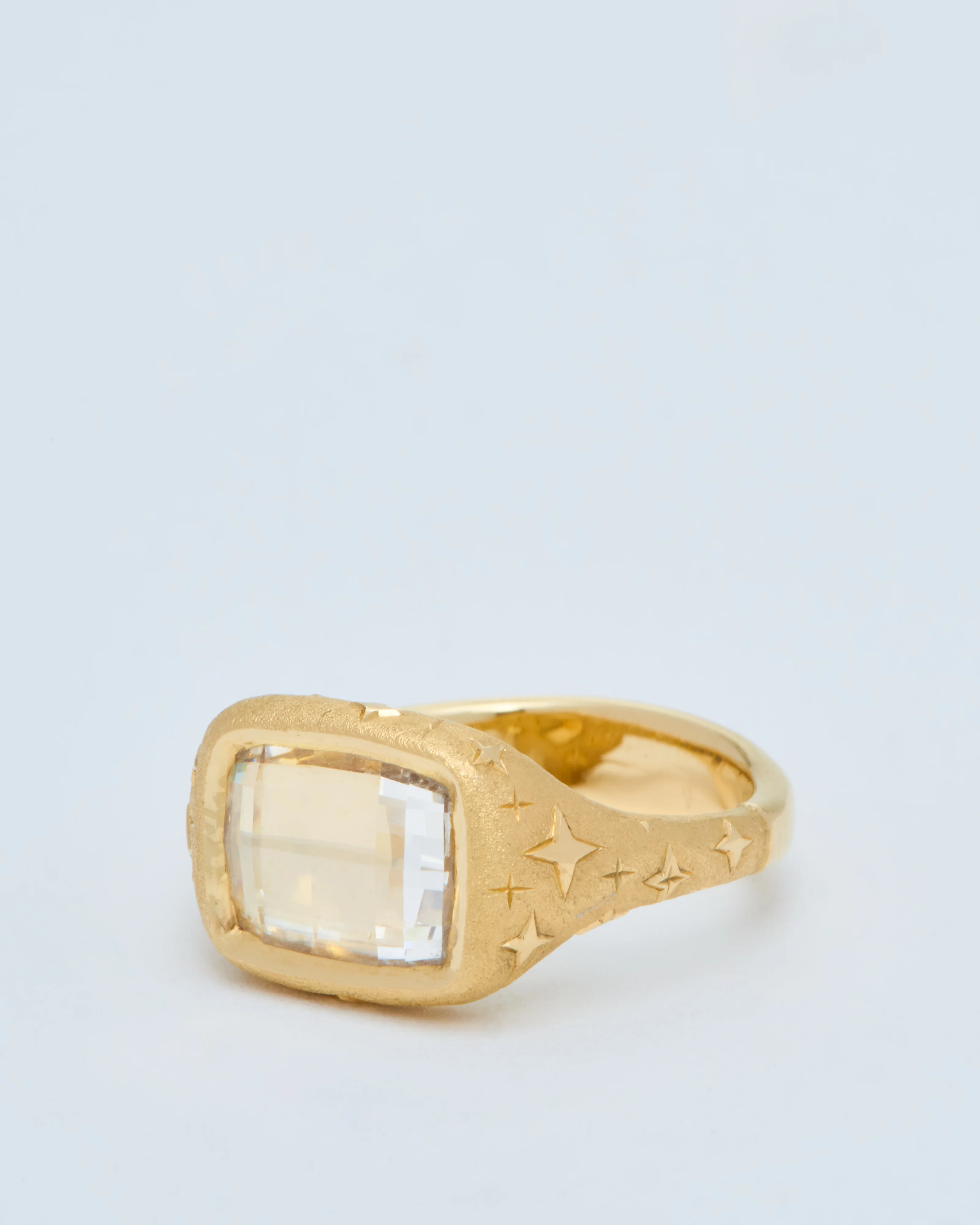 vintage checkerboard diamond ring - Image 3
