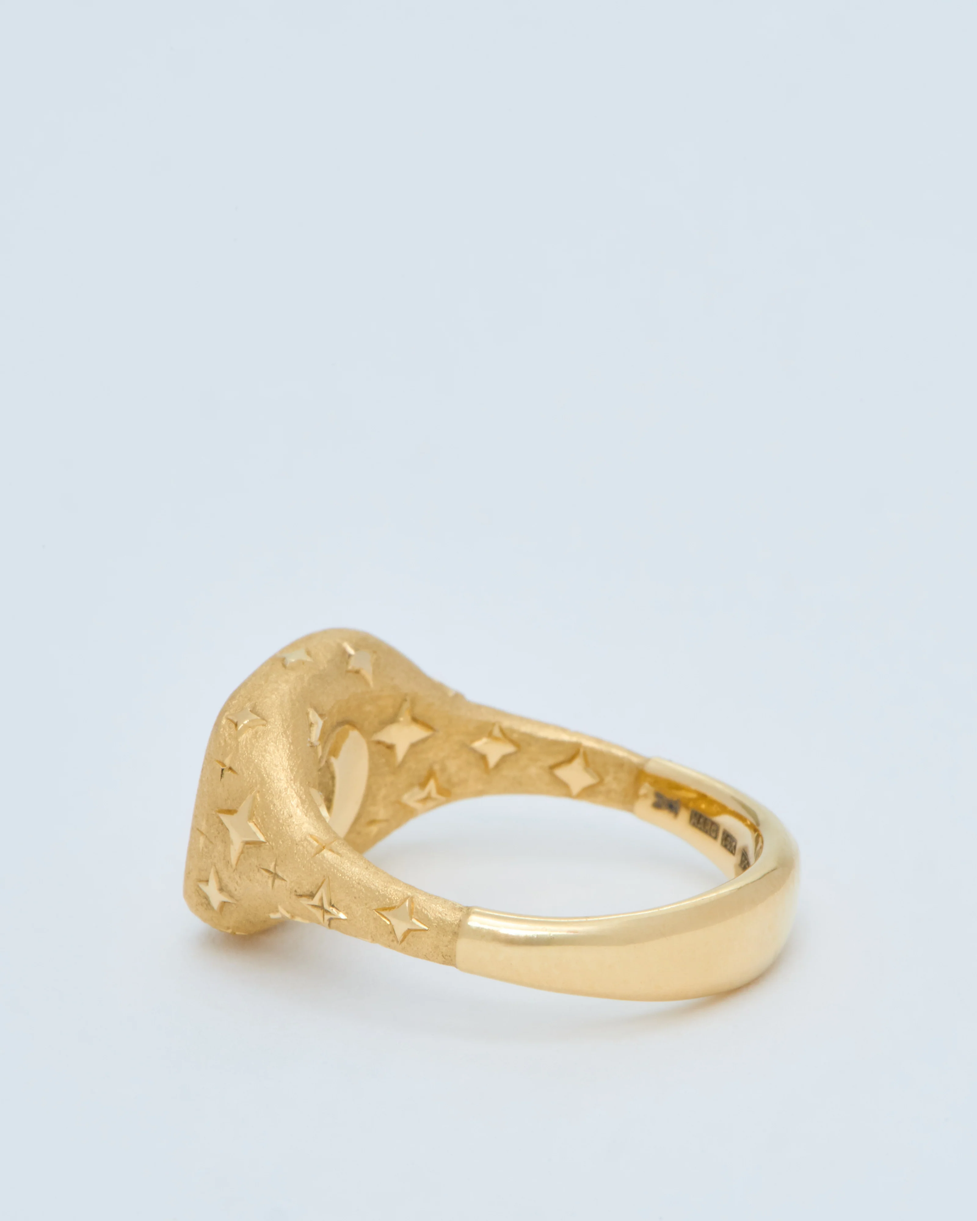 vintage checkerboard diamond ring - Image 6