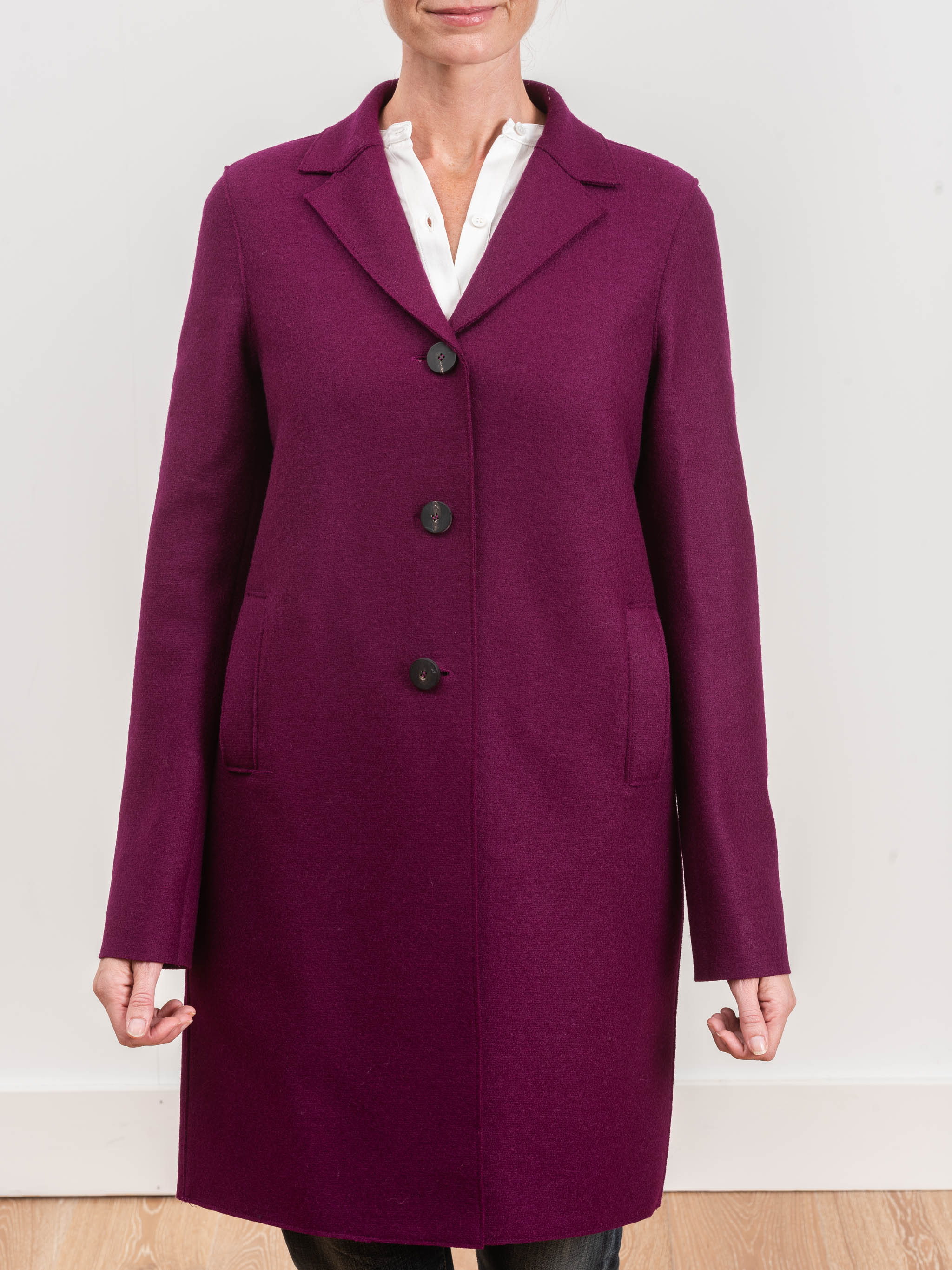 boxy coat - bougainvilla - Image 5