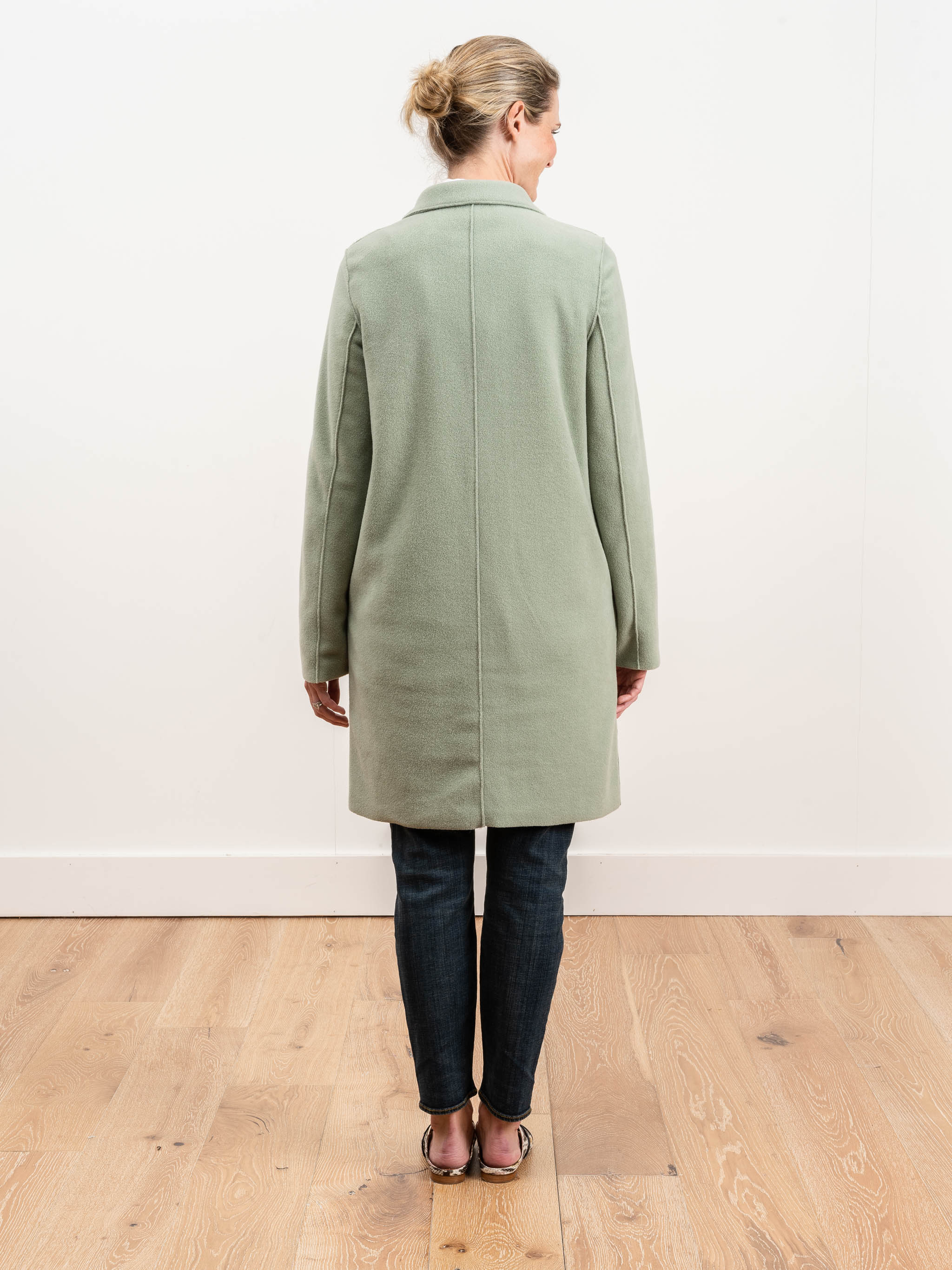 boxy coat - new celadon - Image 3