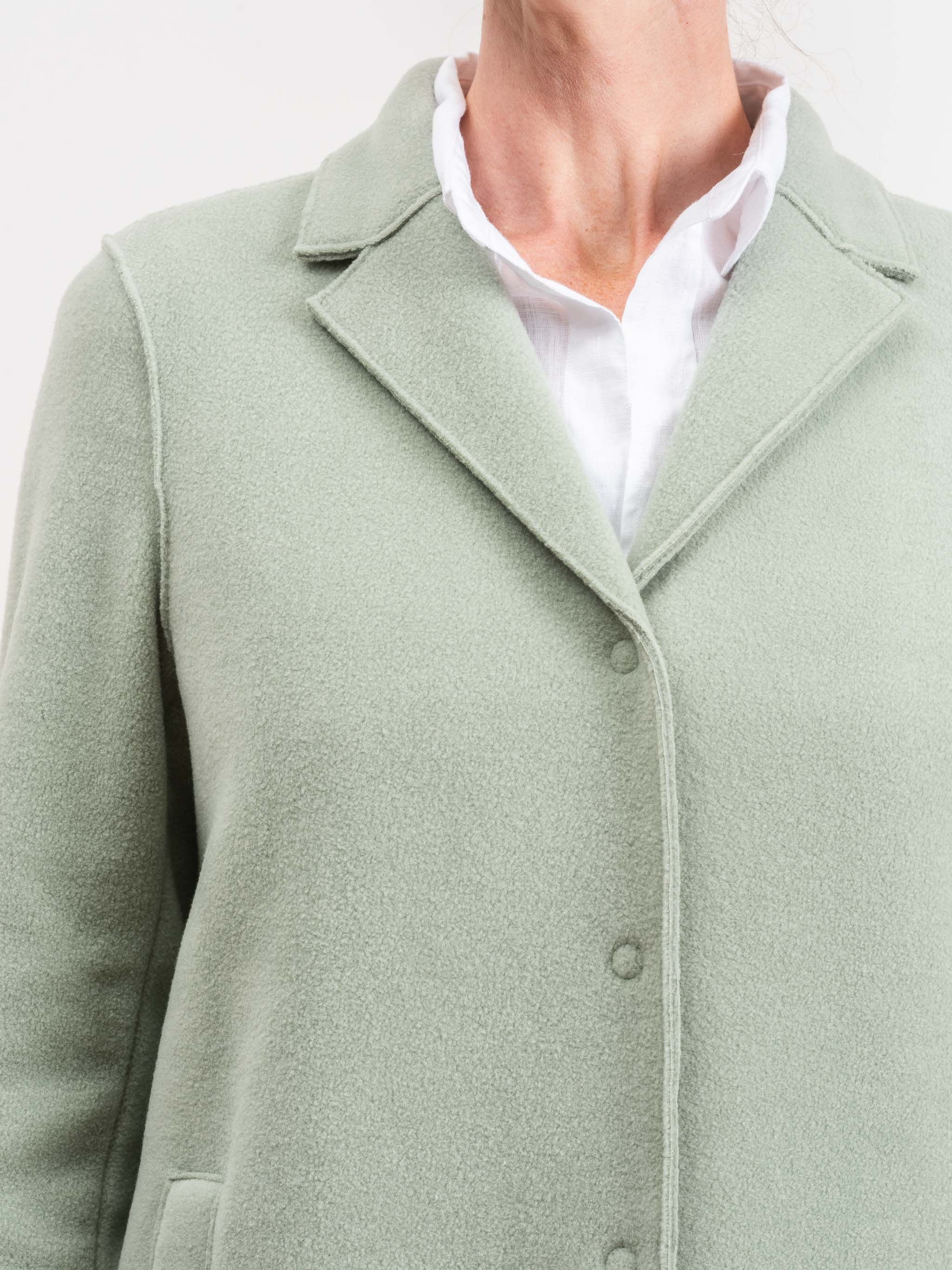 boxy coat - new celadon - Image 4