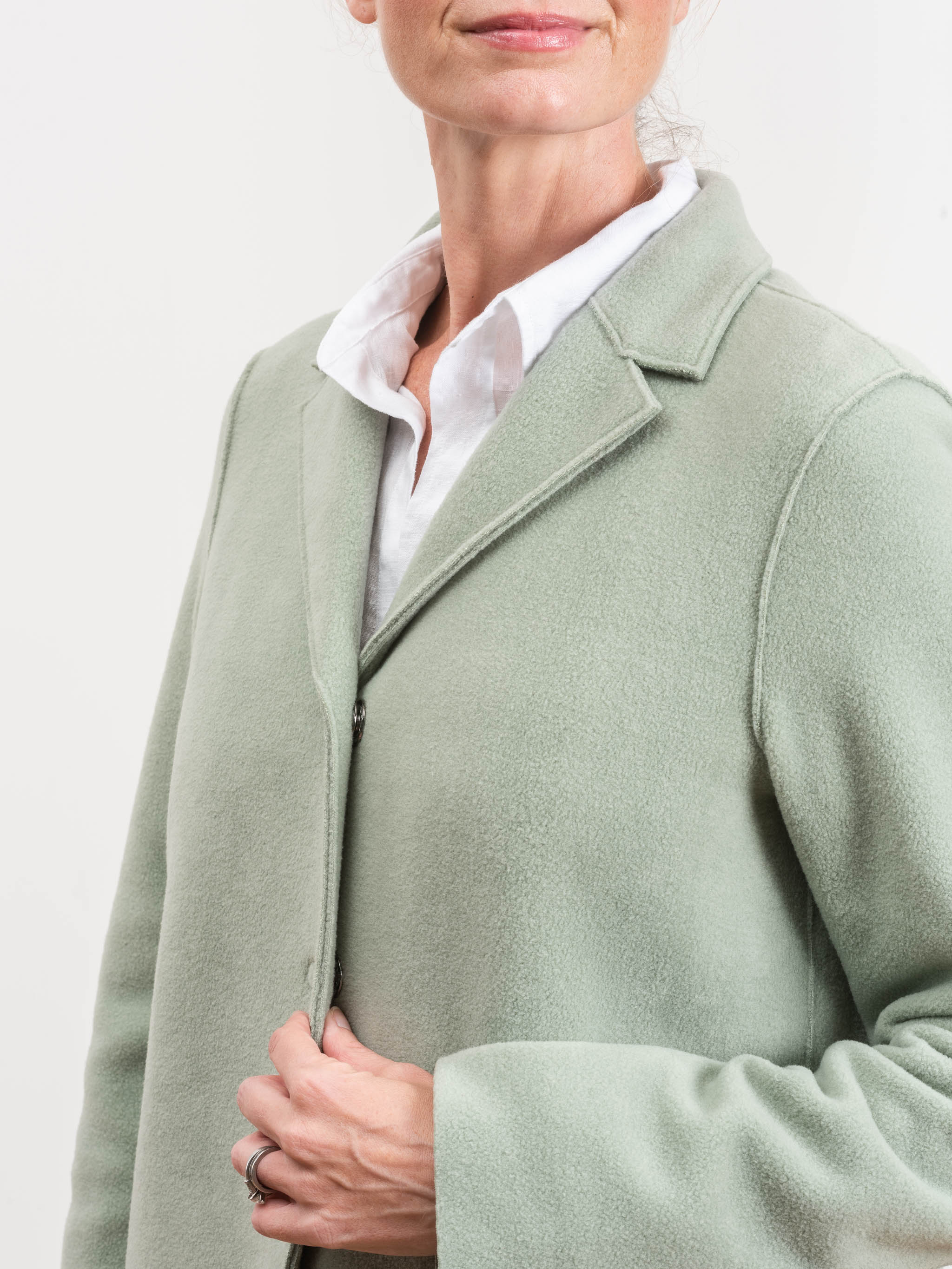 boxy coat - new celadon - Image 5