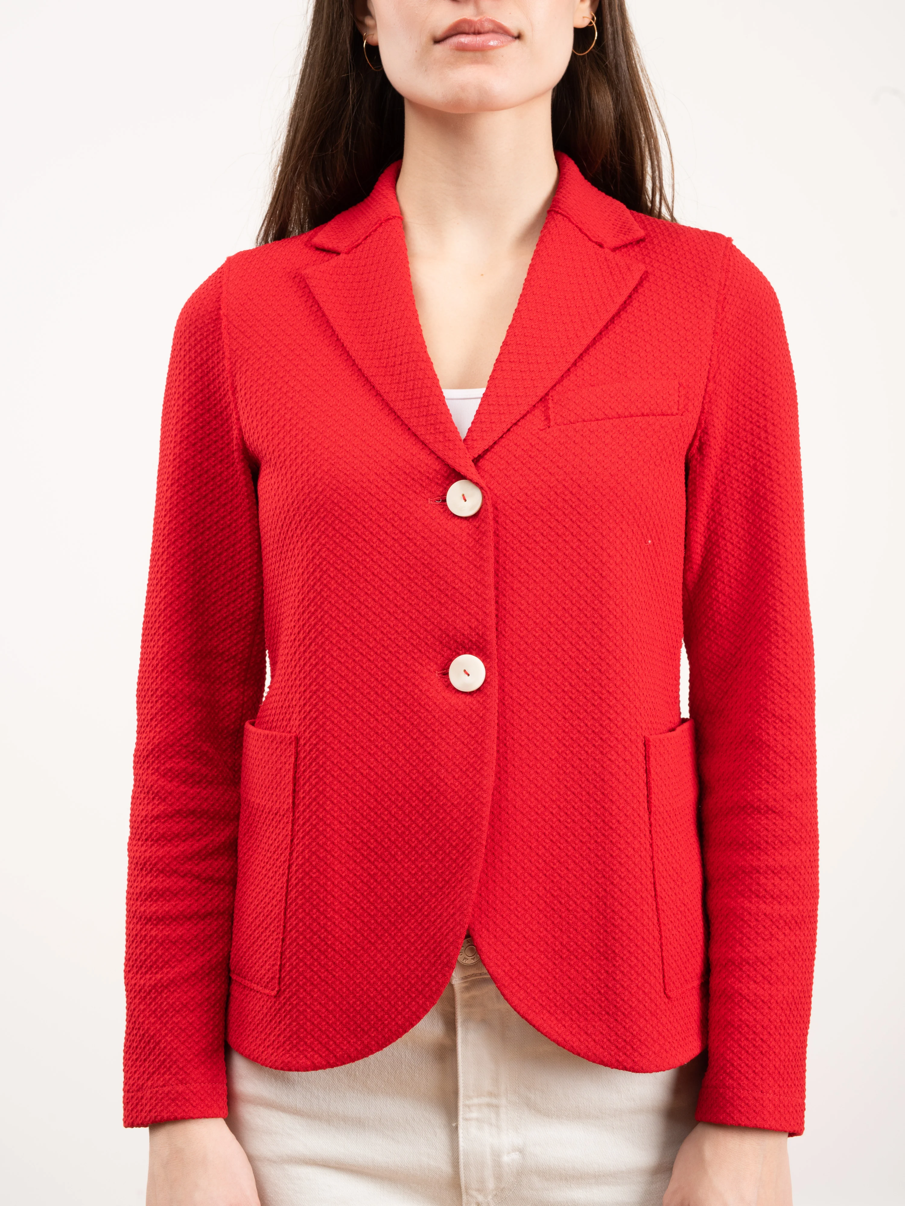 boyfriend jacket - red - Image 4