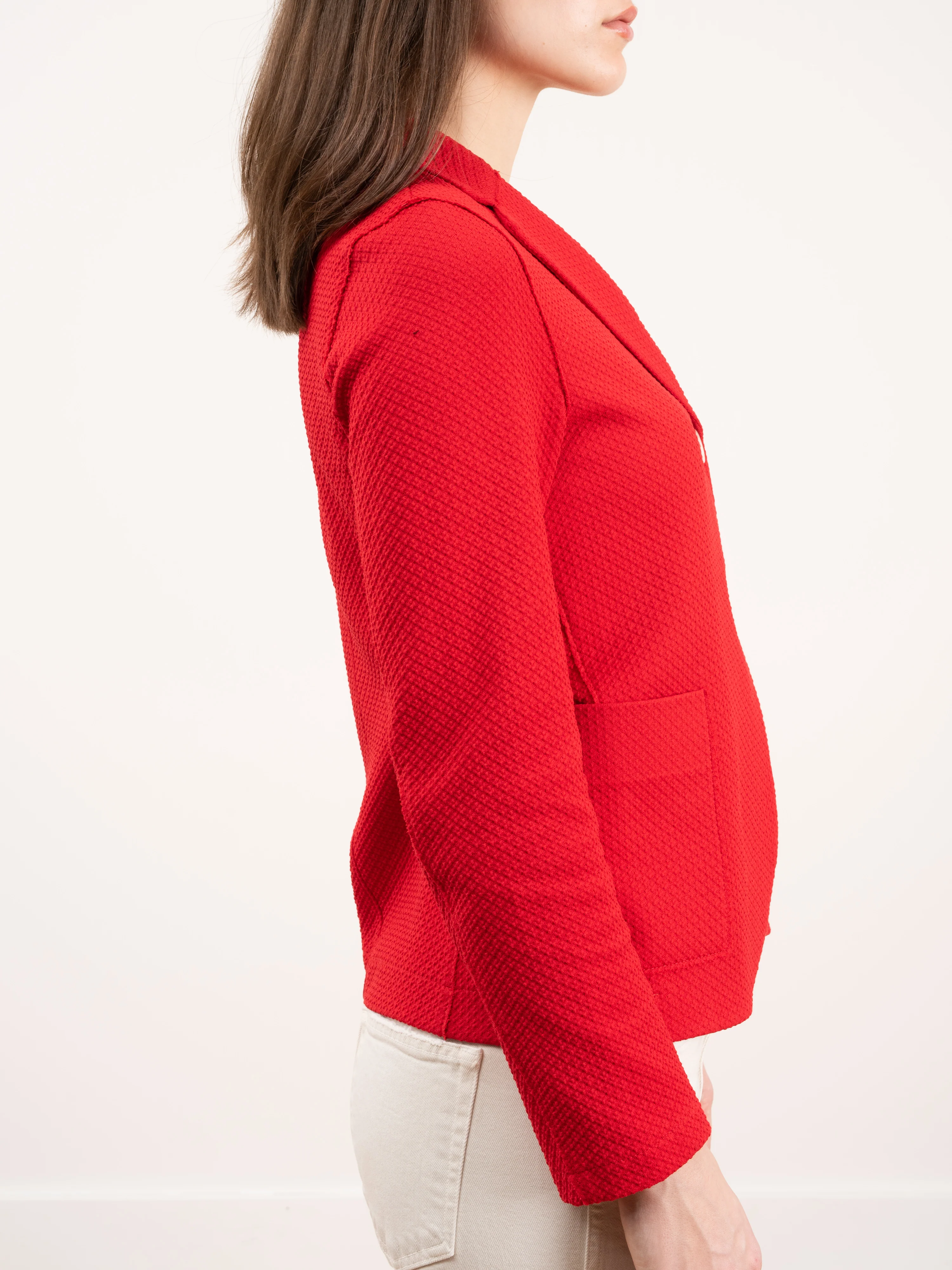 boyfriend jacket - red - Image 5