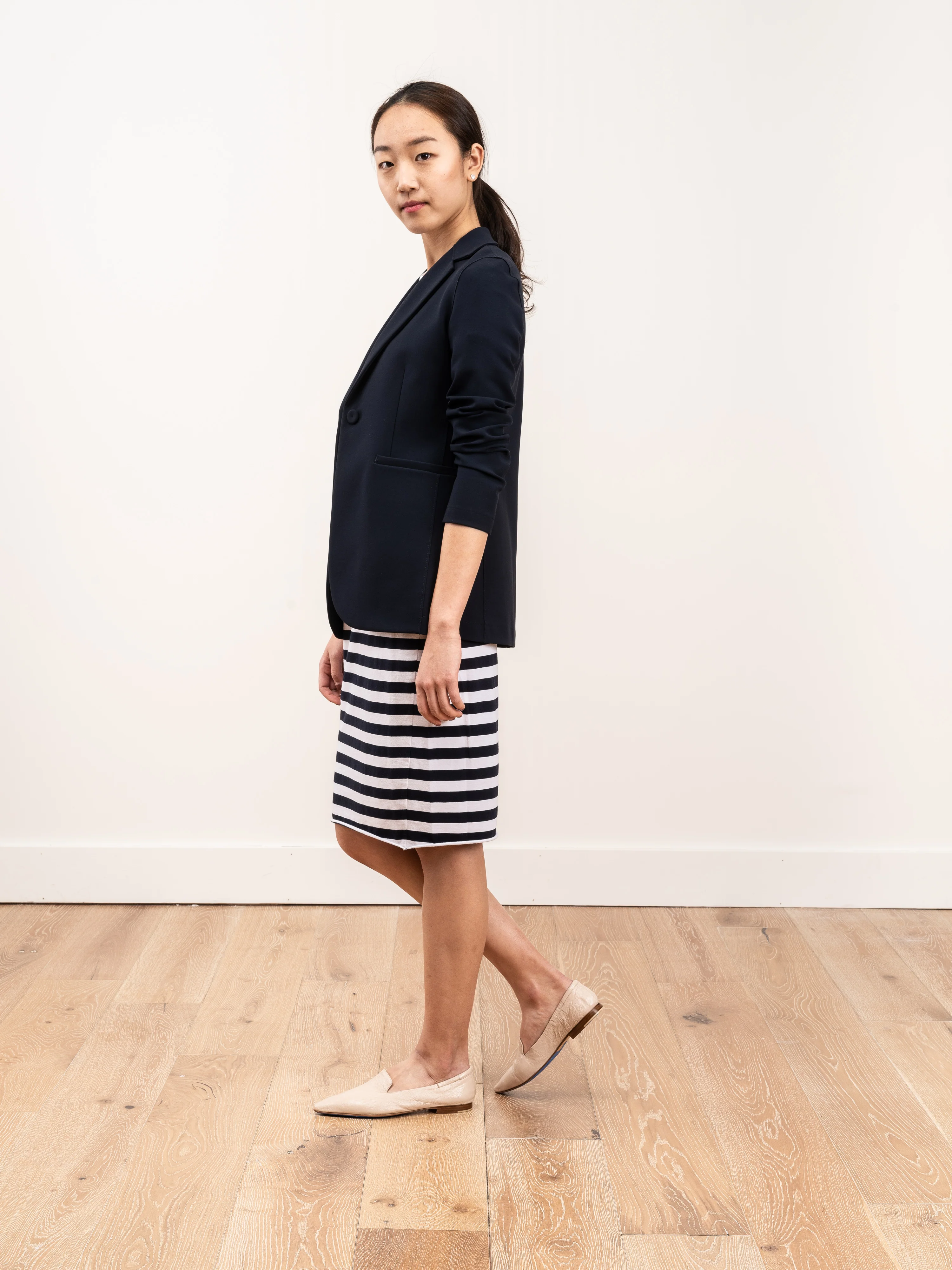 fitted blazer - midnight - Image 2