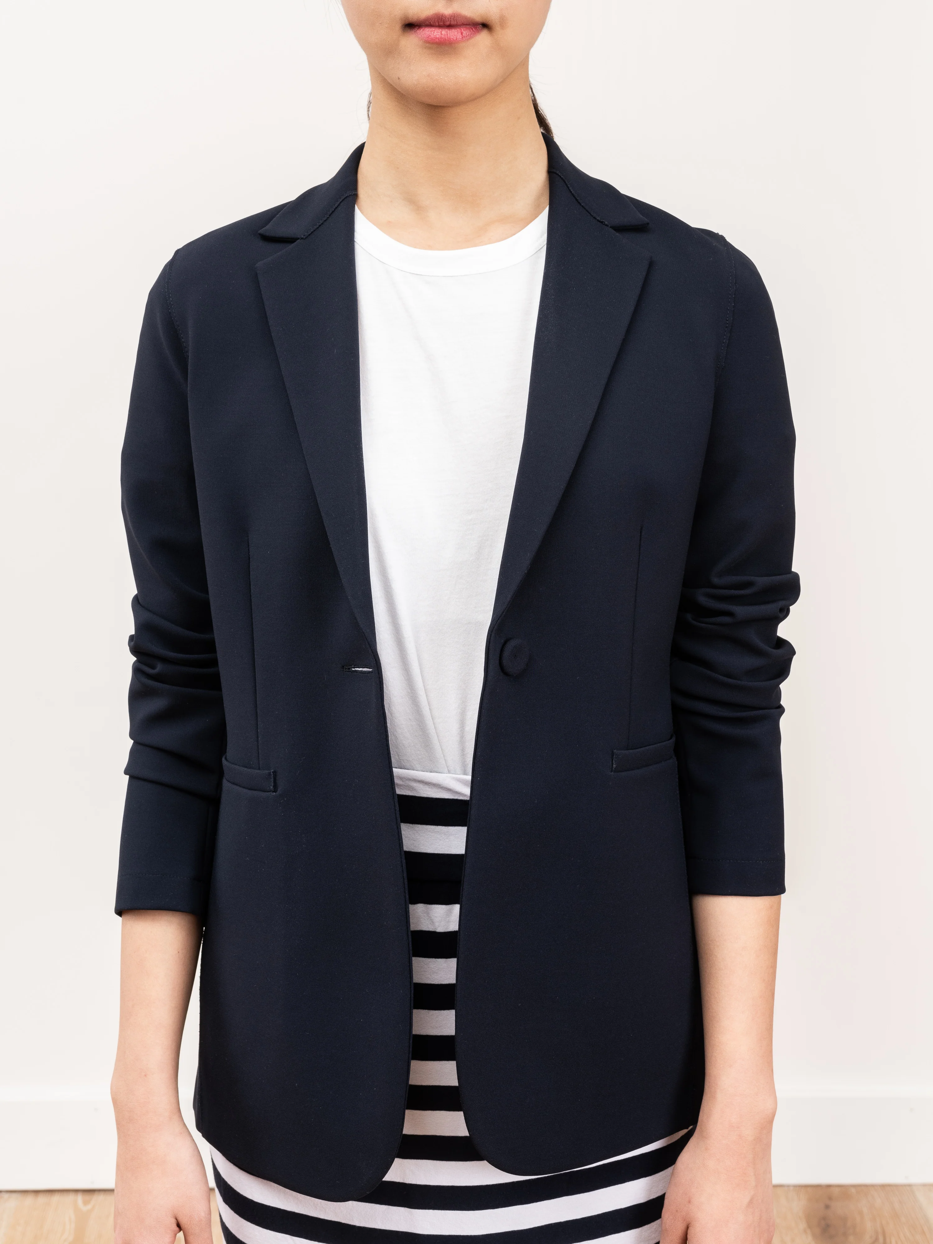 fitted blazer - midnight - Image 4