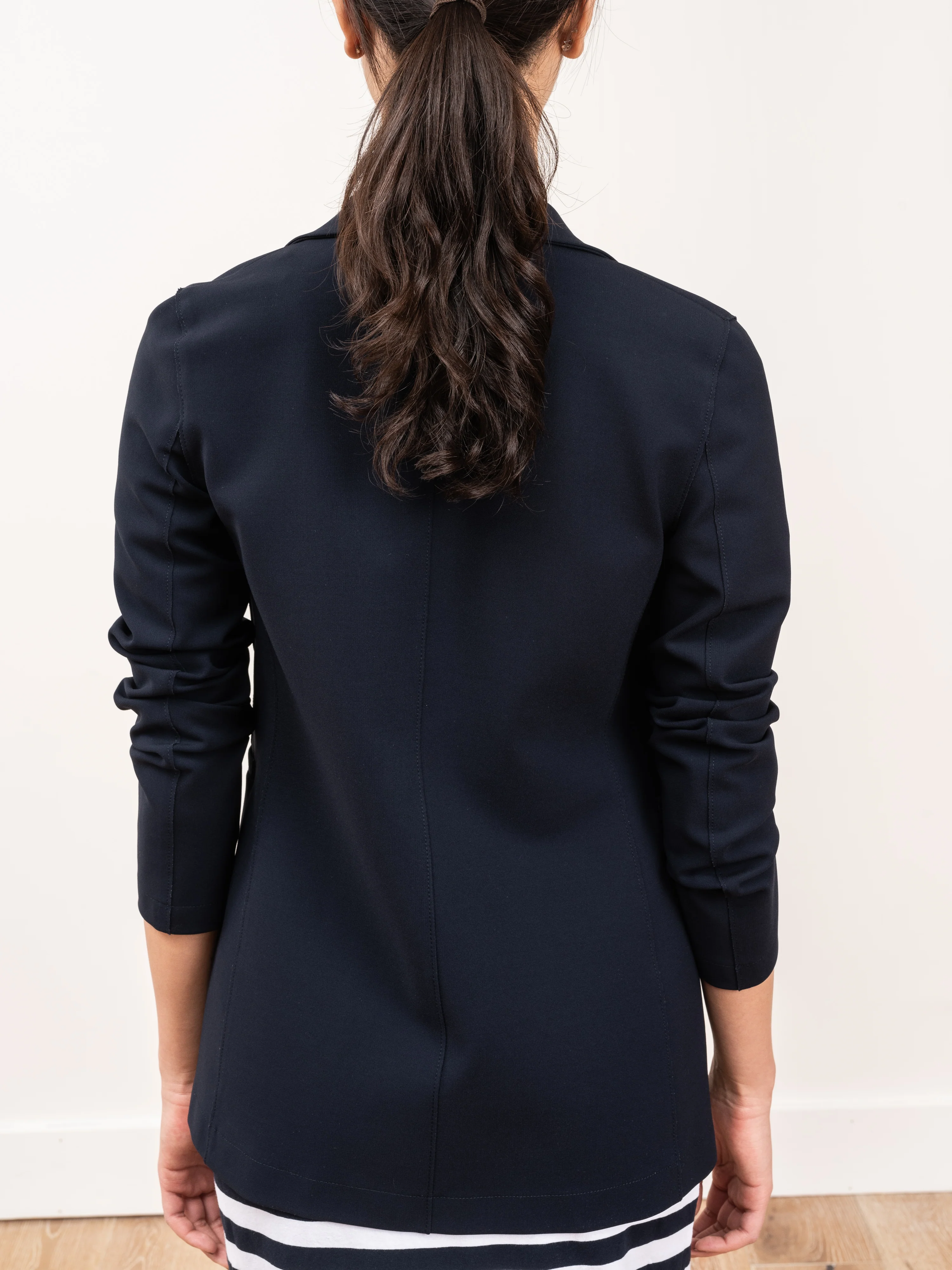 fitted blazer - midnight - Image 6