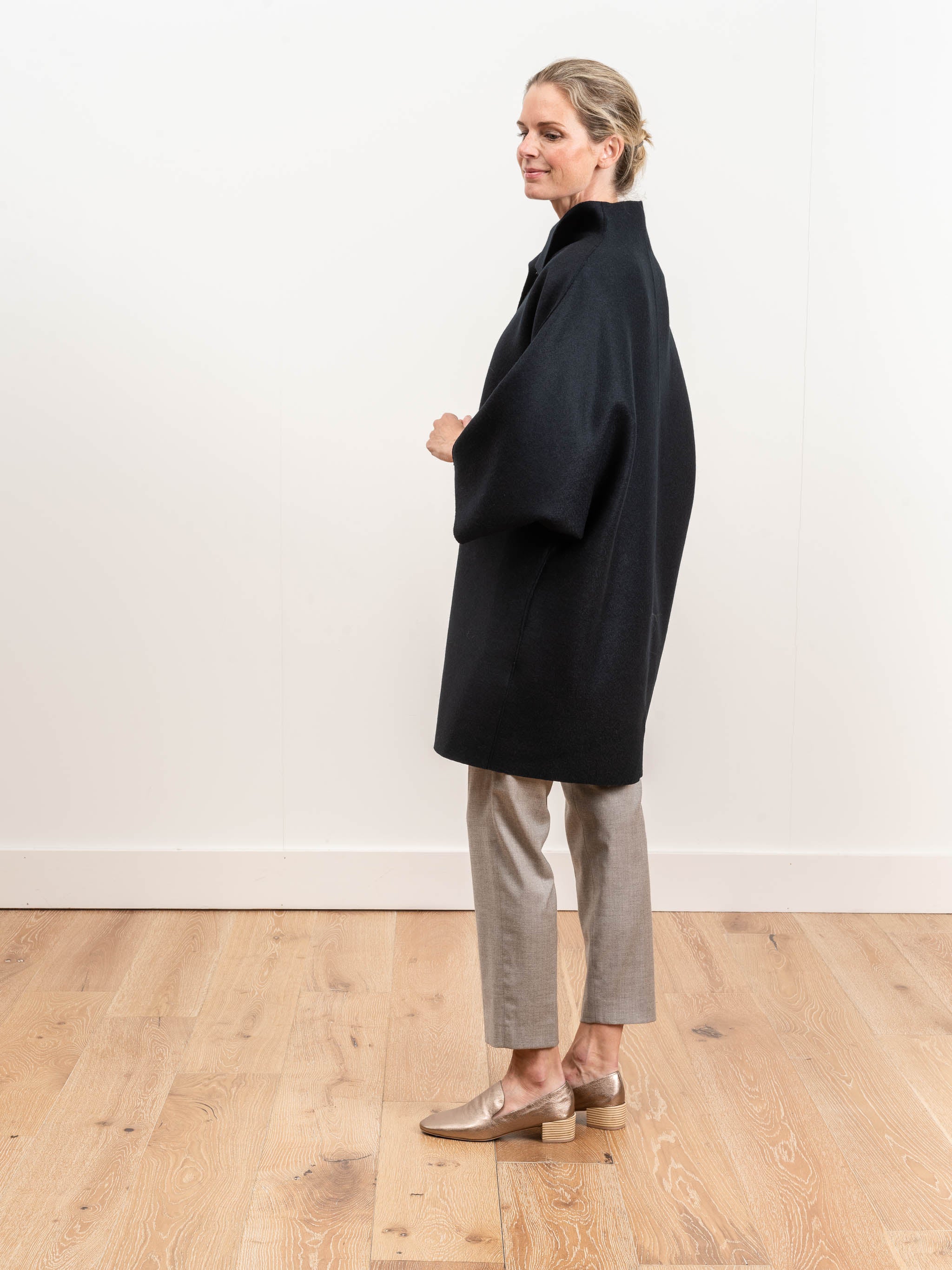 kimono mantle - dark blue - Image 3