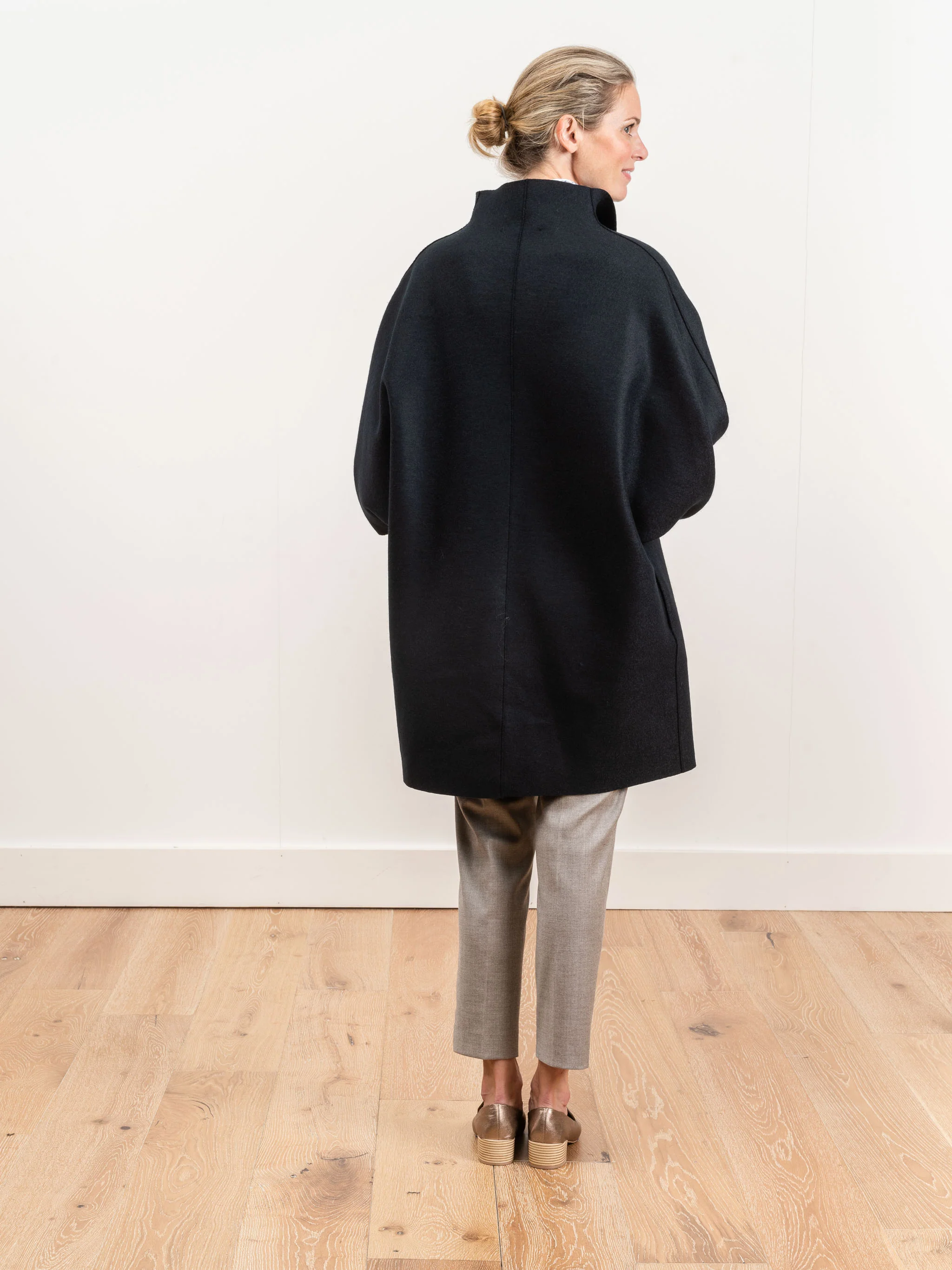 kimono mantle - dark blue - Image 4