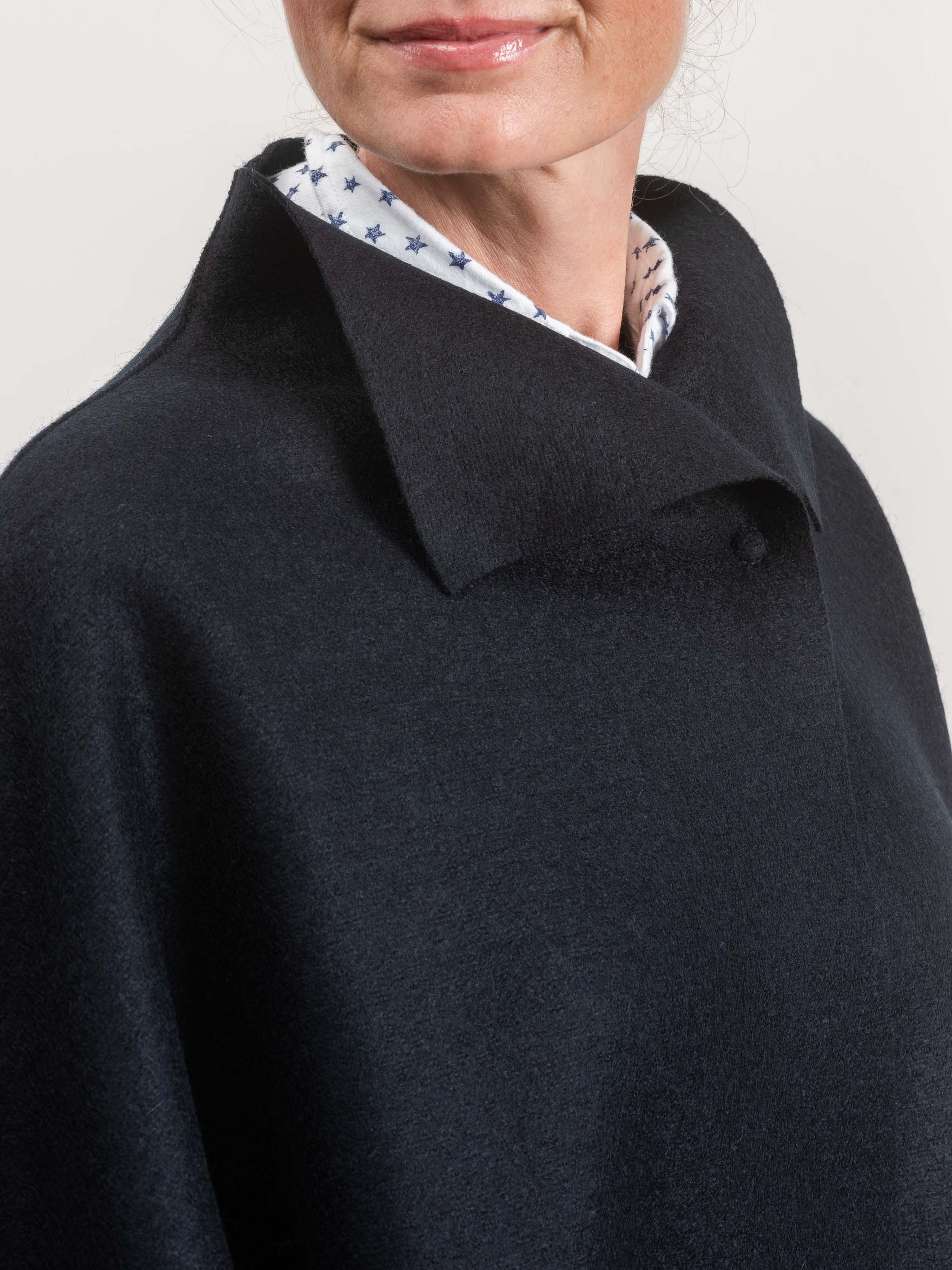 kimono mantle - dark blue - Image 6