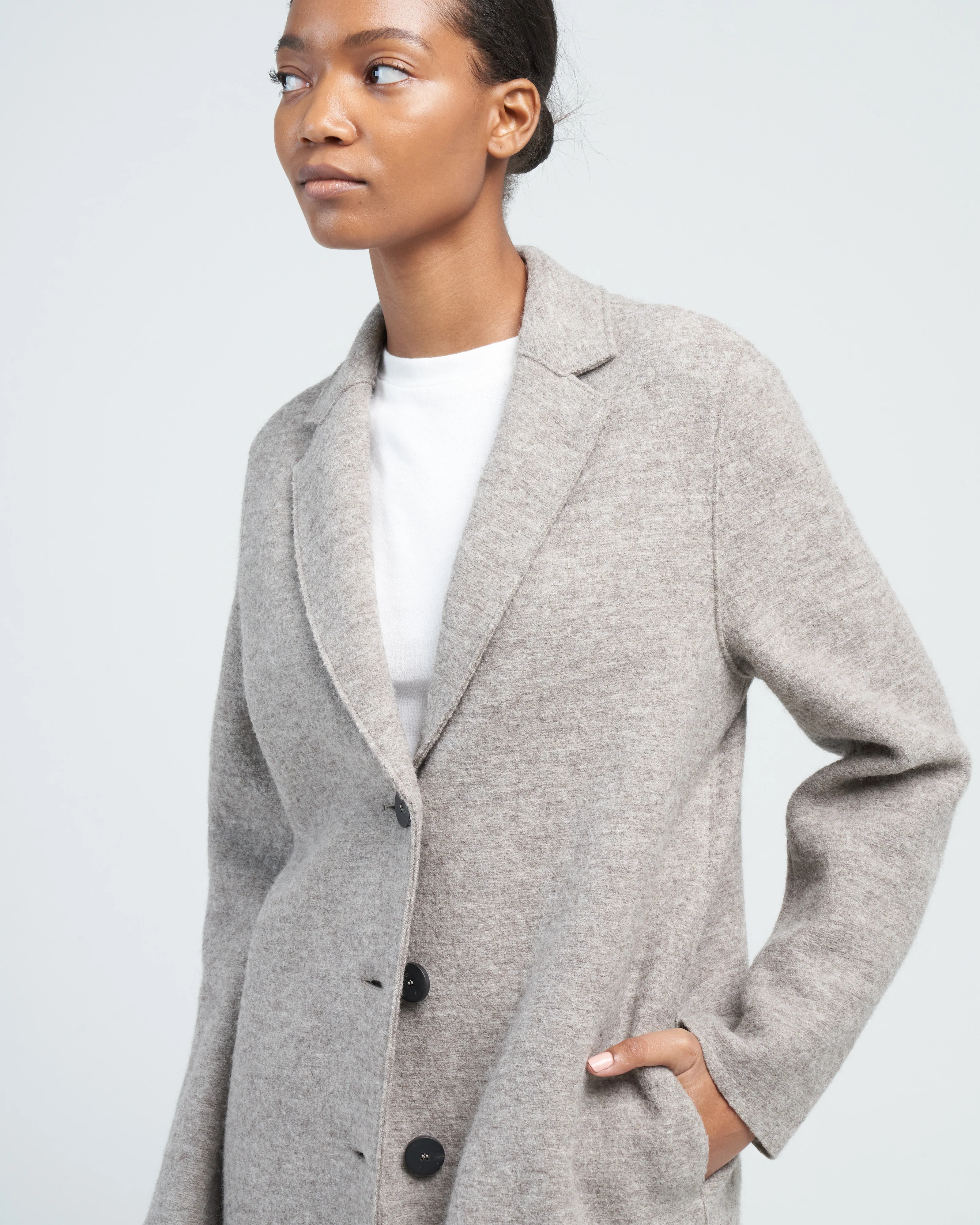 boiled wool overcoat - Image 5