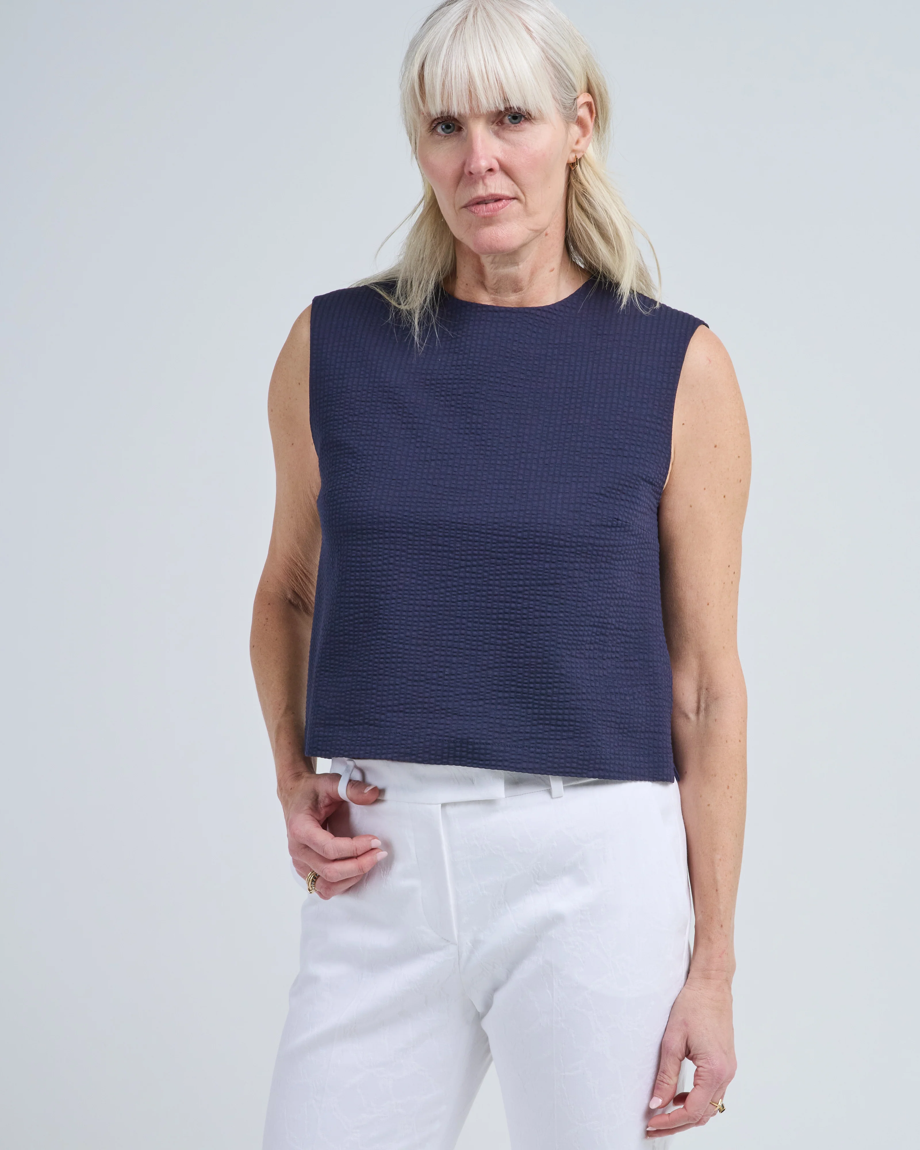 coolmax seersucker top