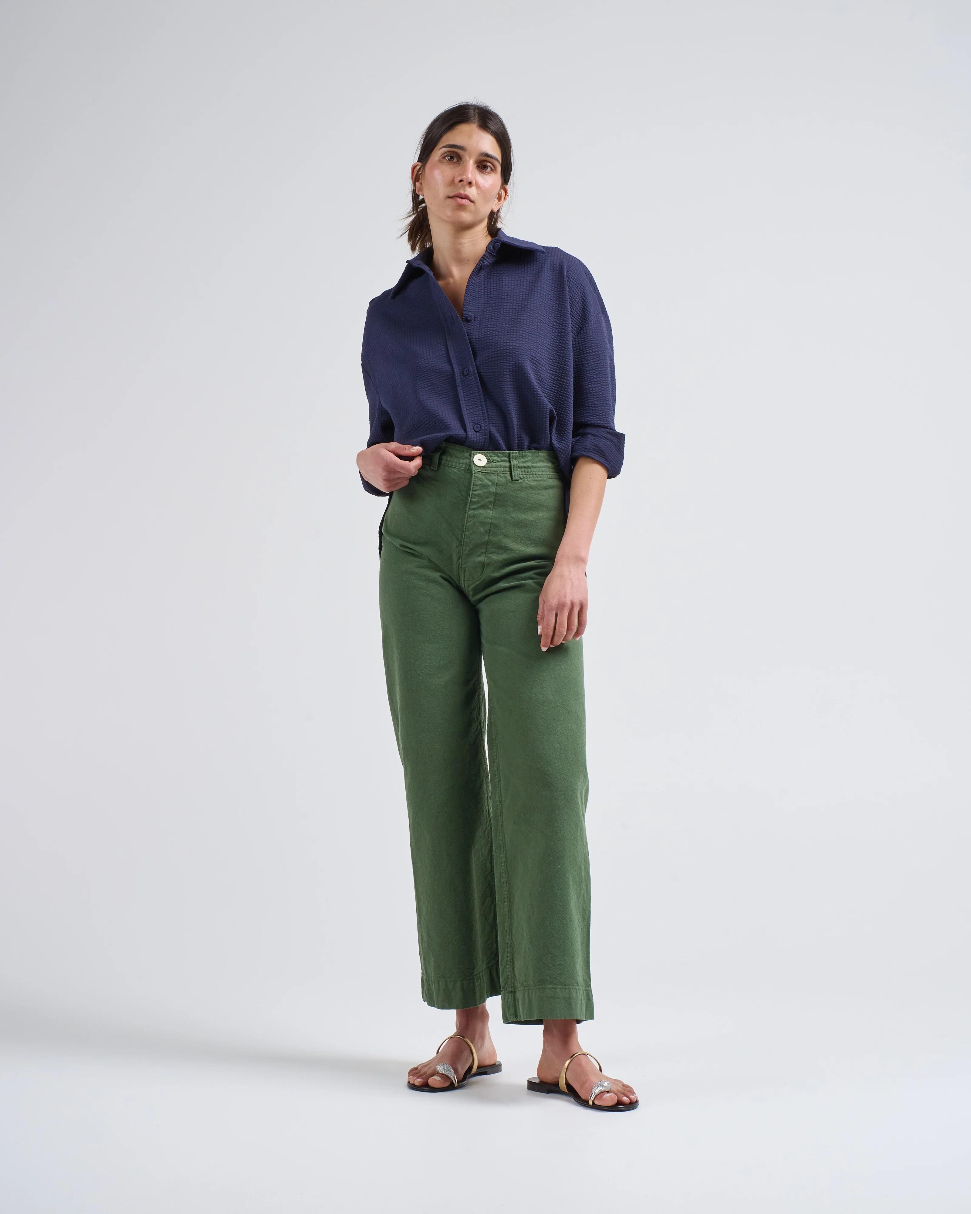 oversized seersucker shirt - Image 2