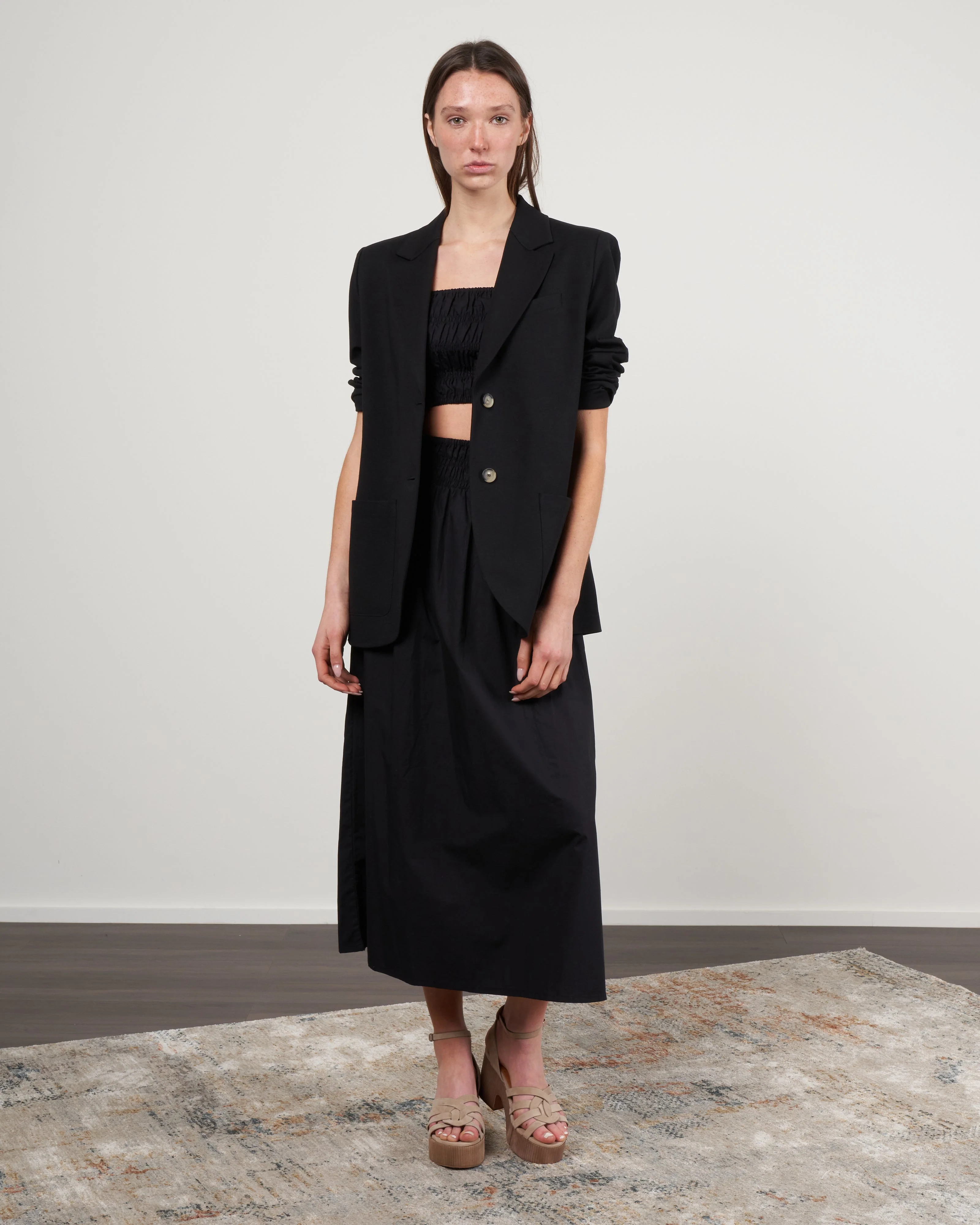 women's boyfriend blazer - black - Image 2