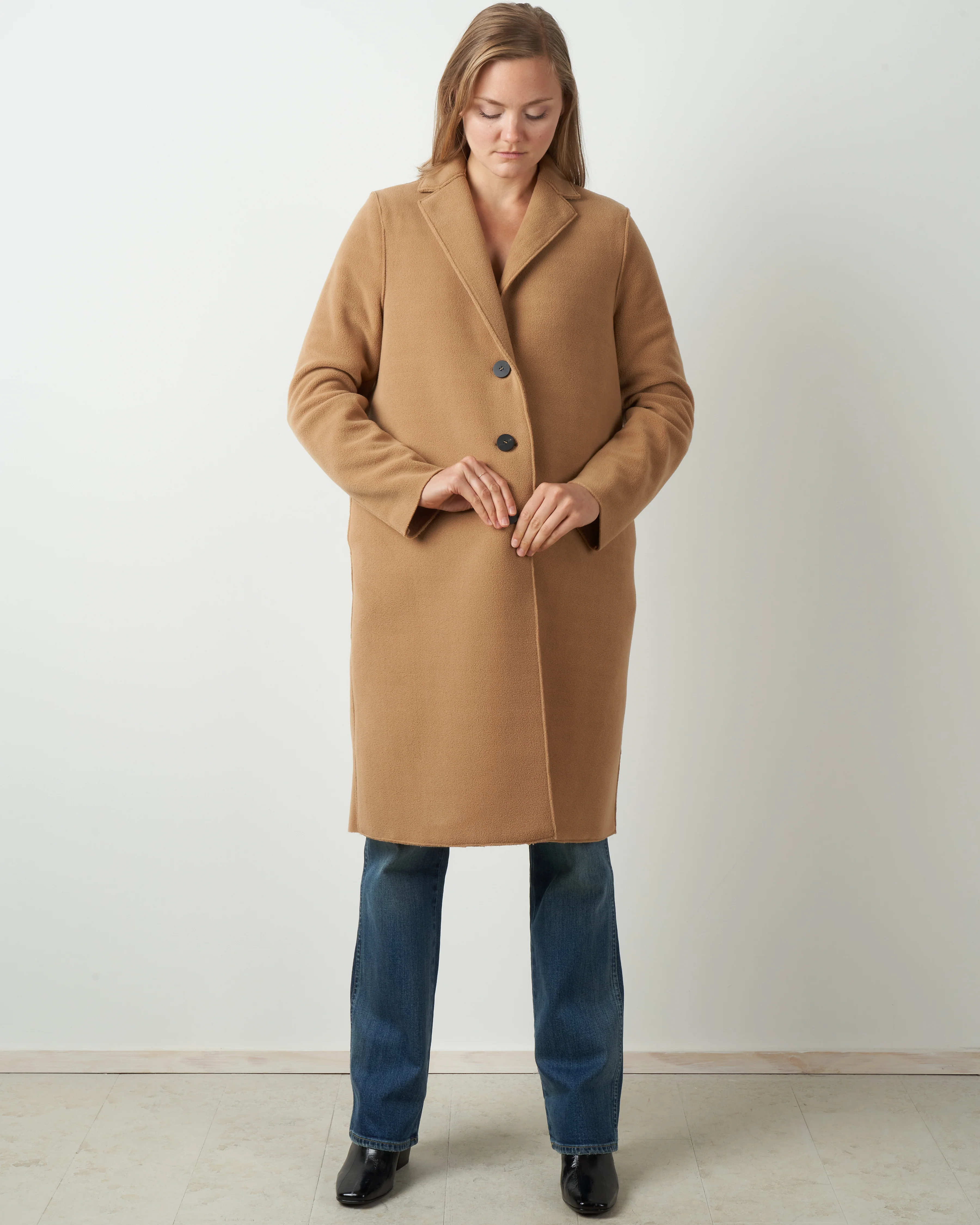 polaire overcoat - tan - Image 2