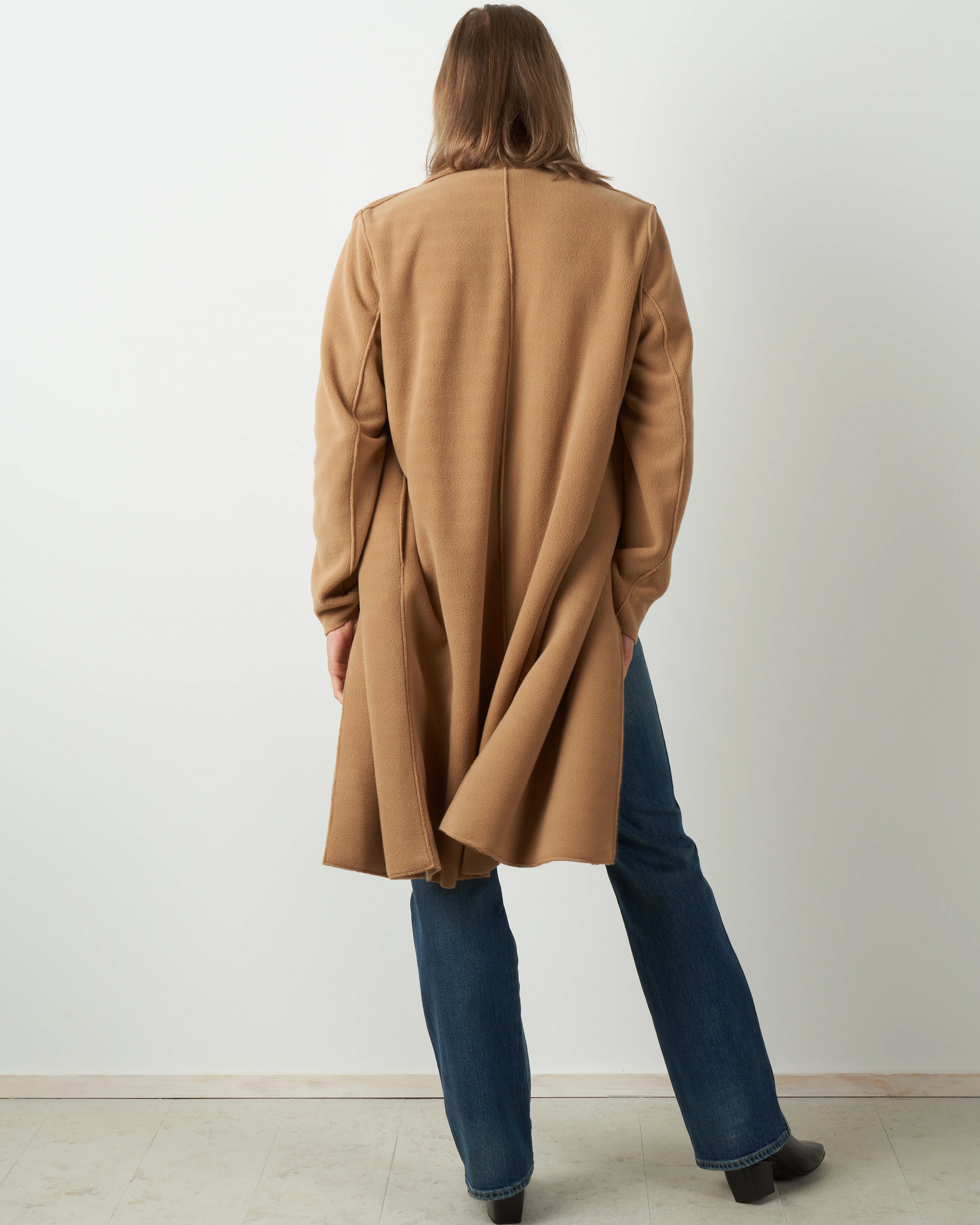 polaire overcoat - tan - Image 4