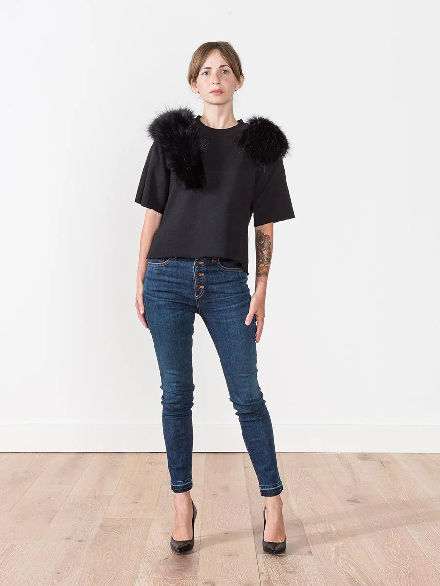 pullover with fur - Image 2