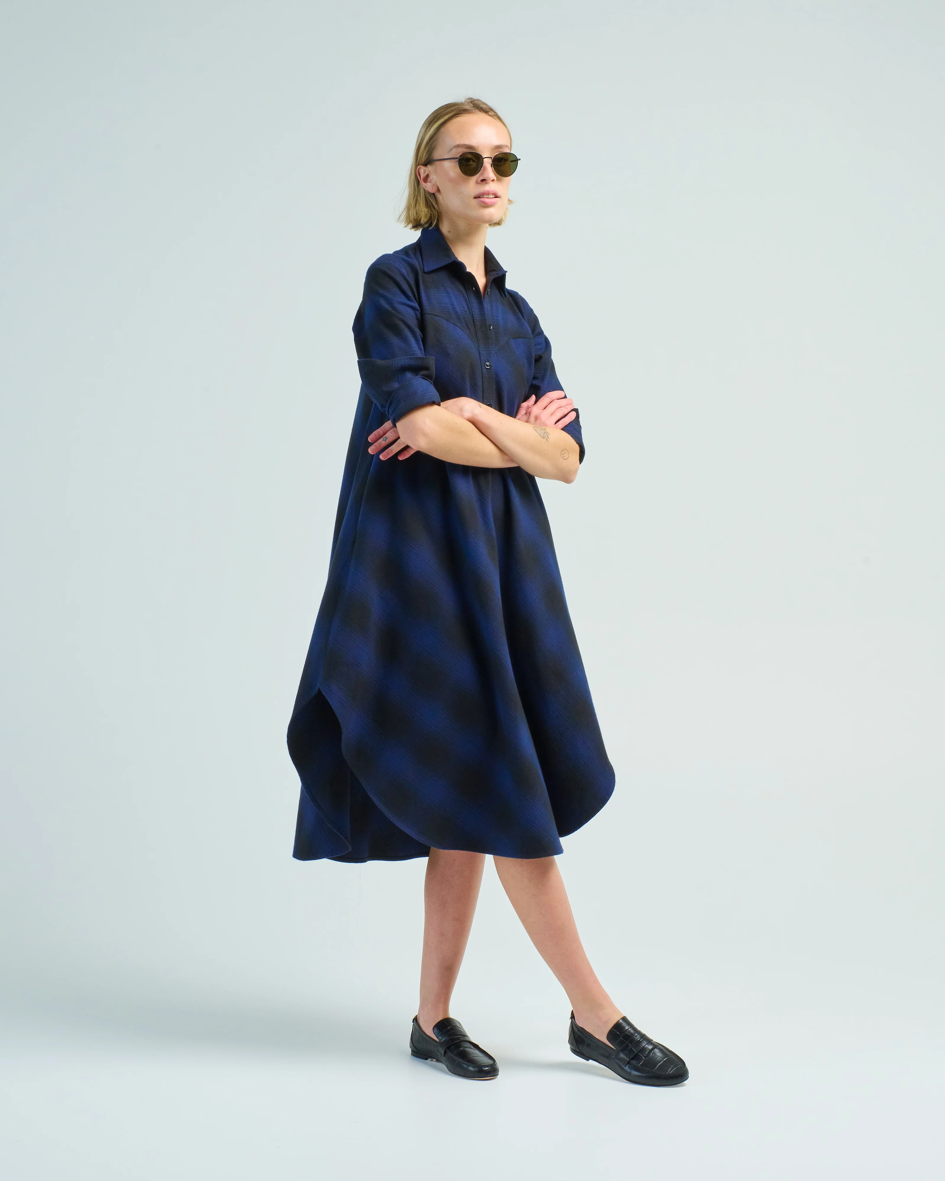 bias shirtdress