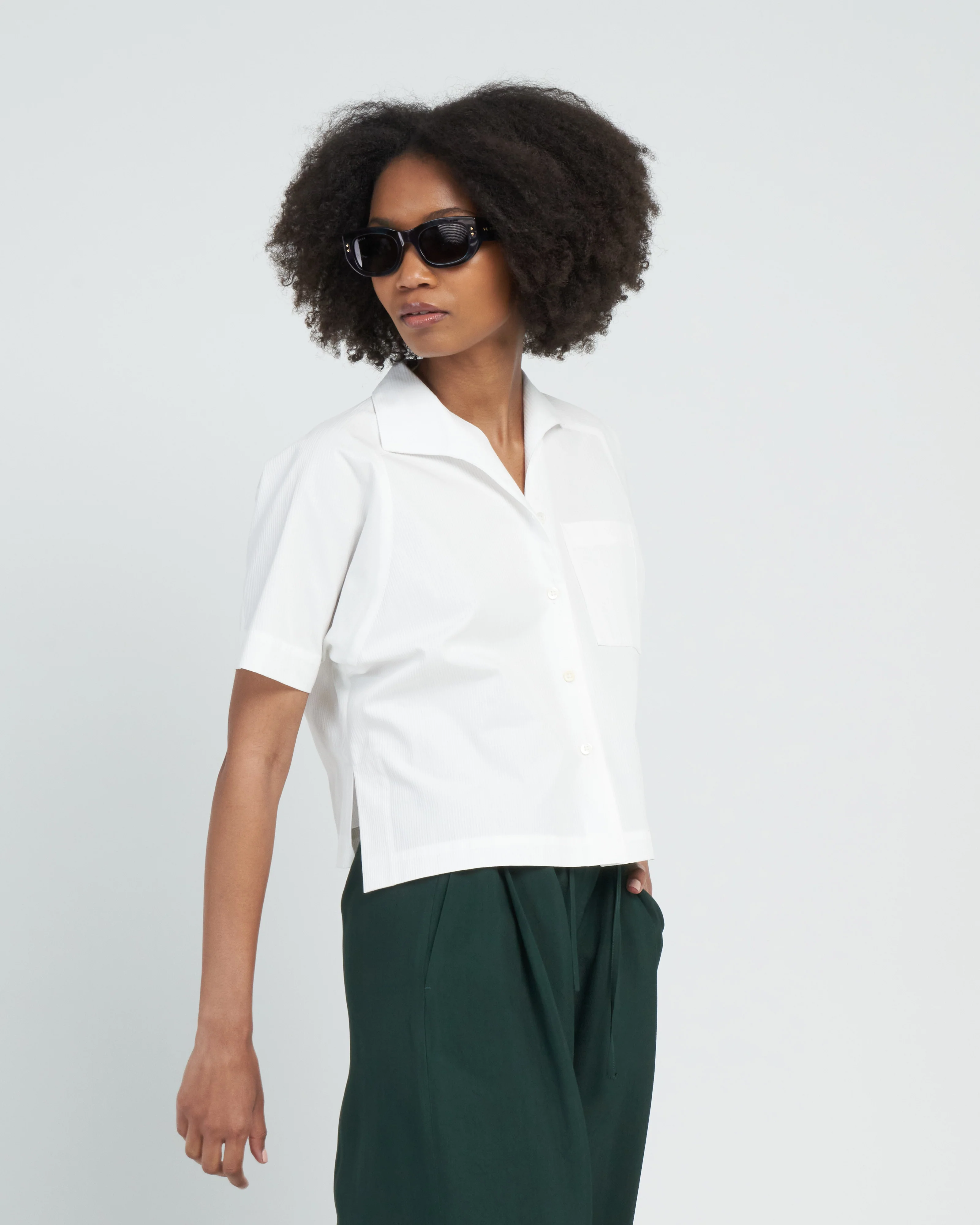 camp shirt - white - Image 4