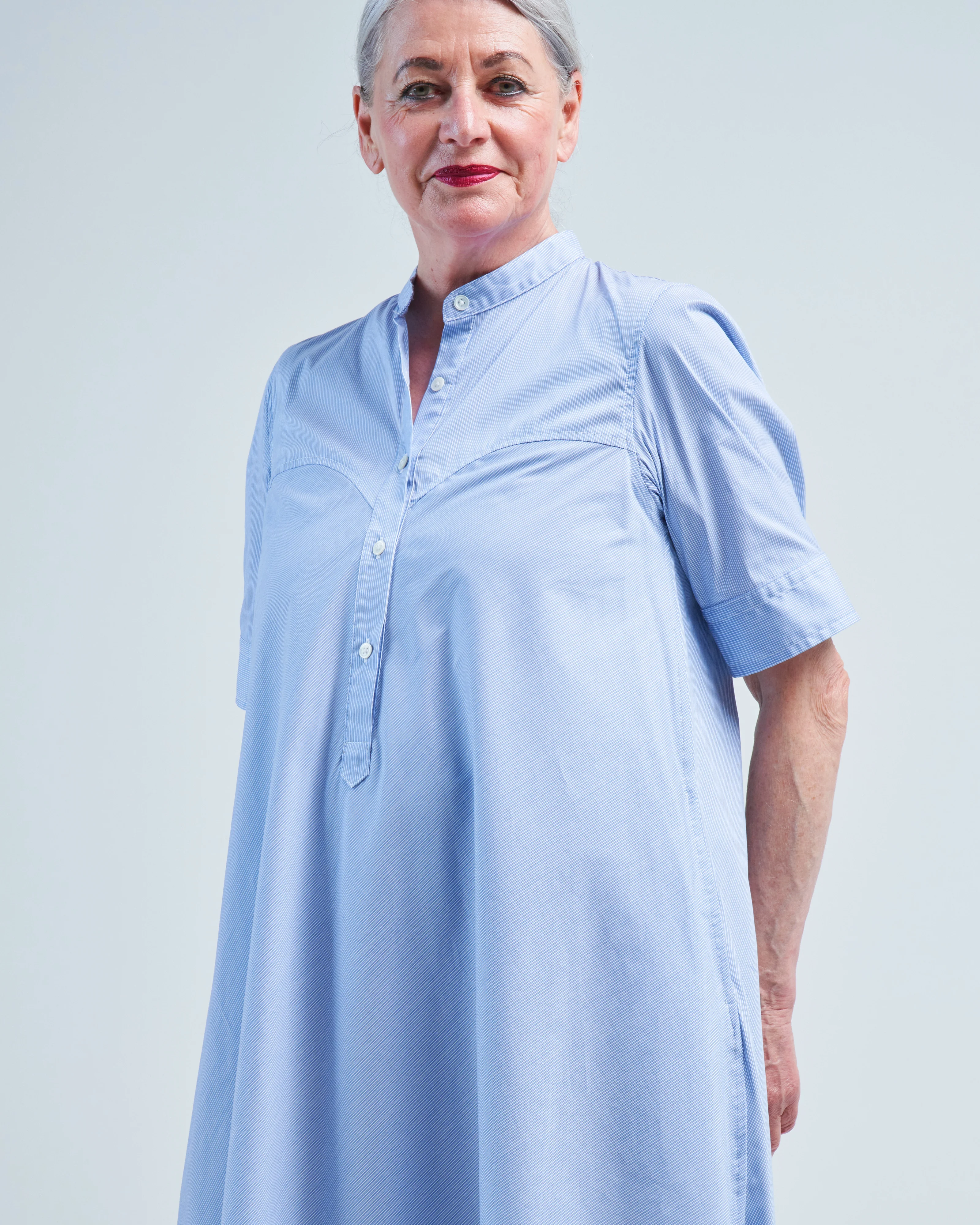 extra-long shirt dress - Image 5