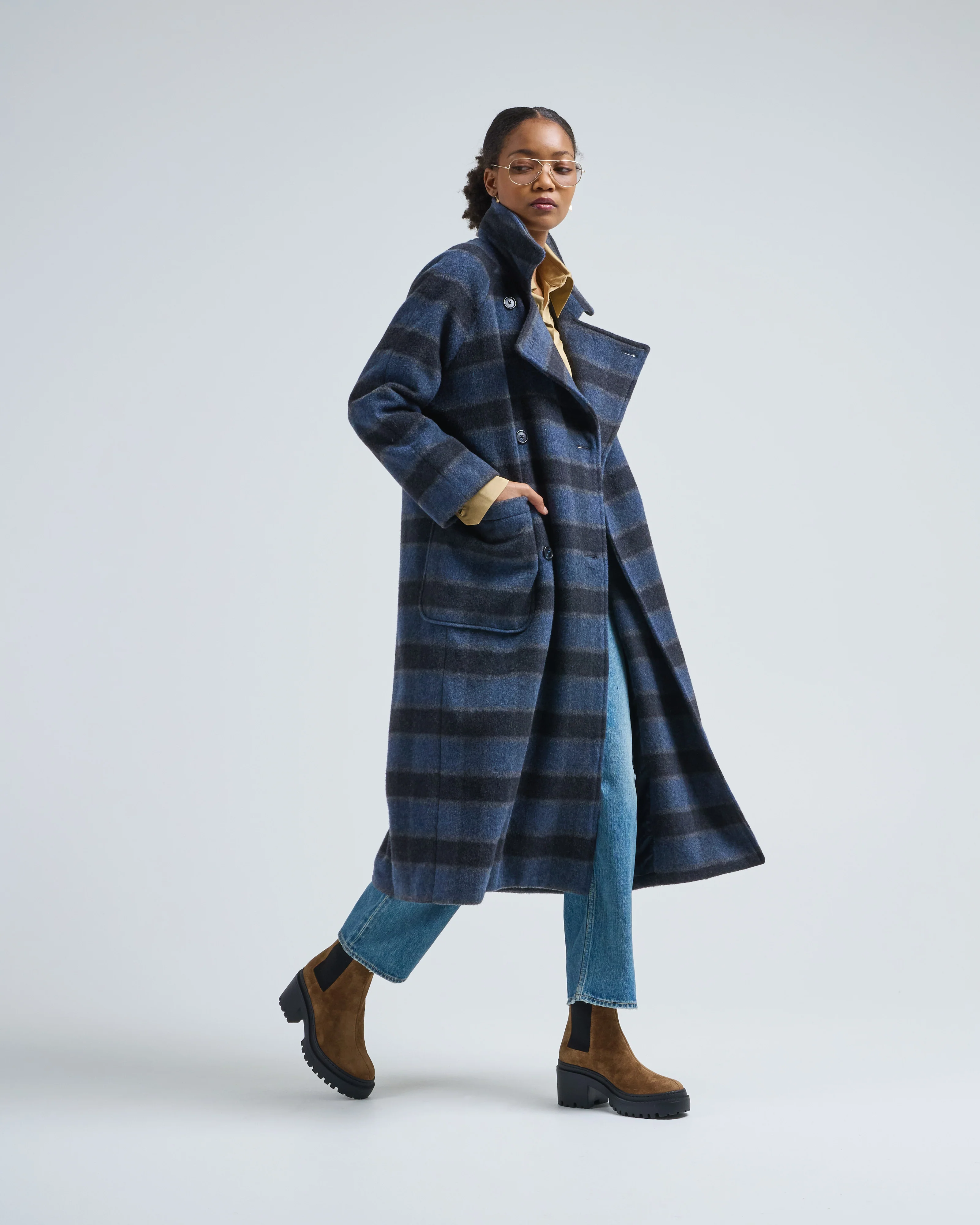 long wool overcoat - Image 2