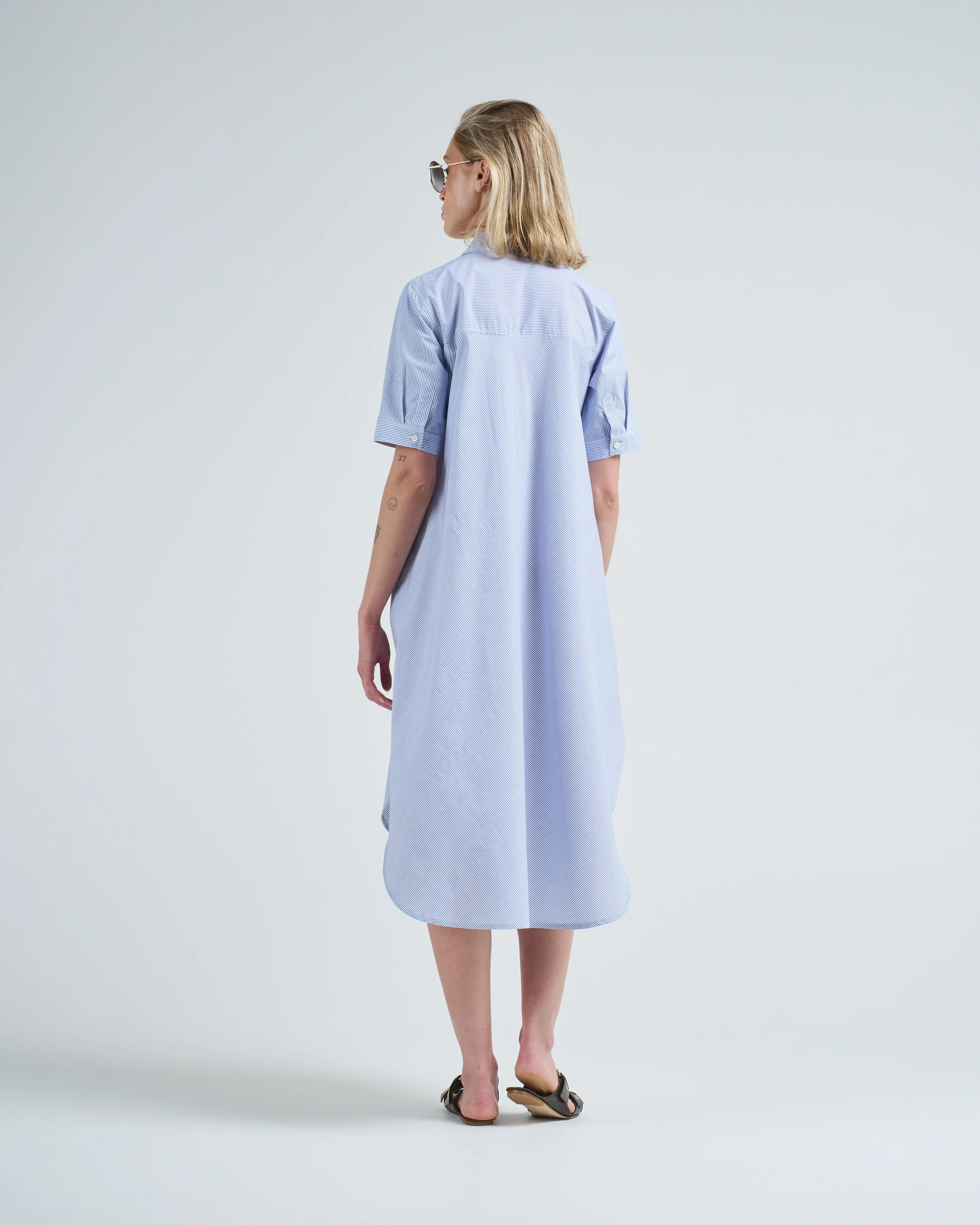 s/s bias shirt dress - Image 4