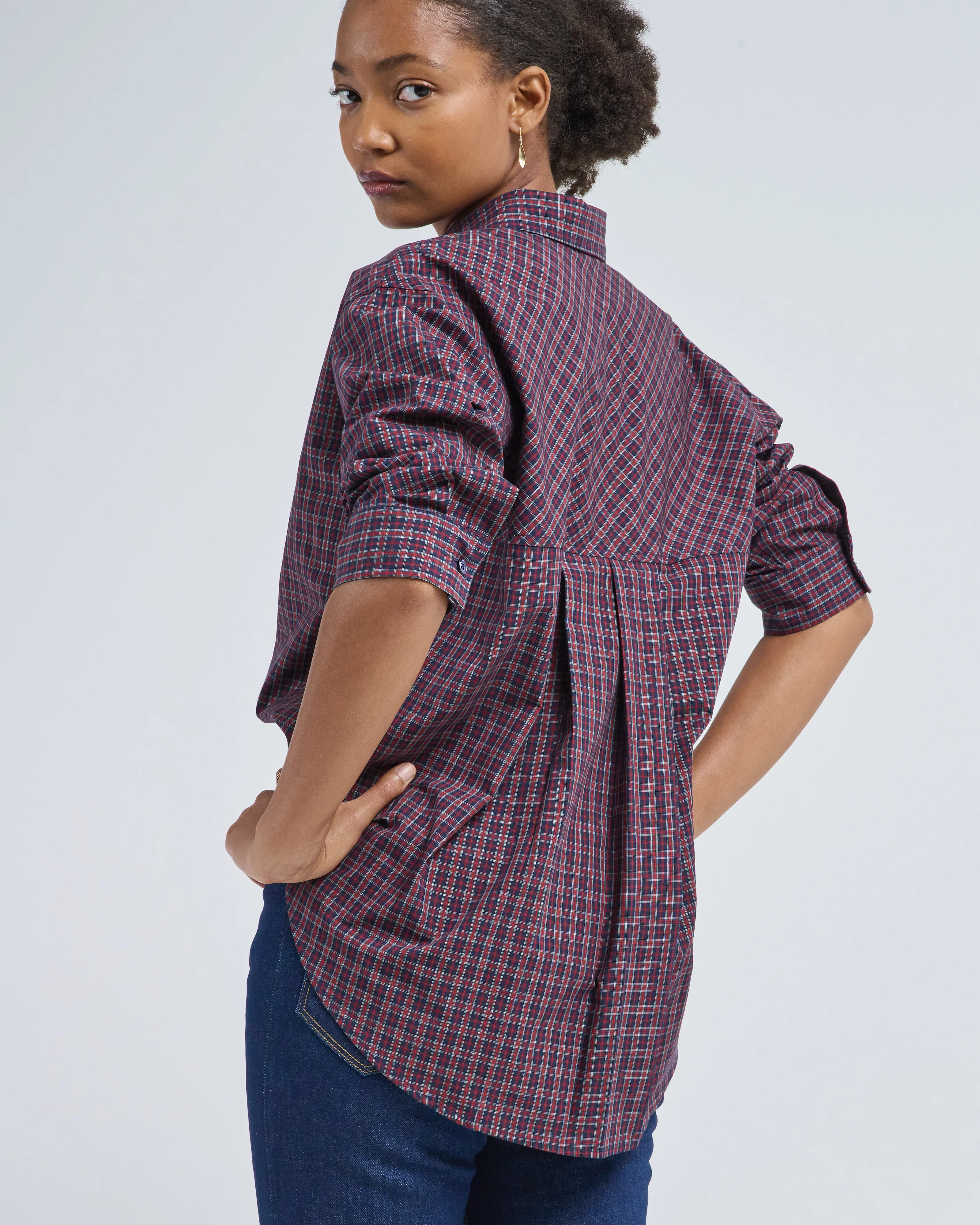tartan swing shirt - Image 2