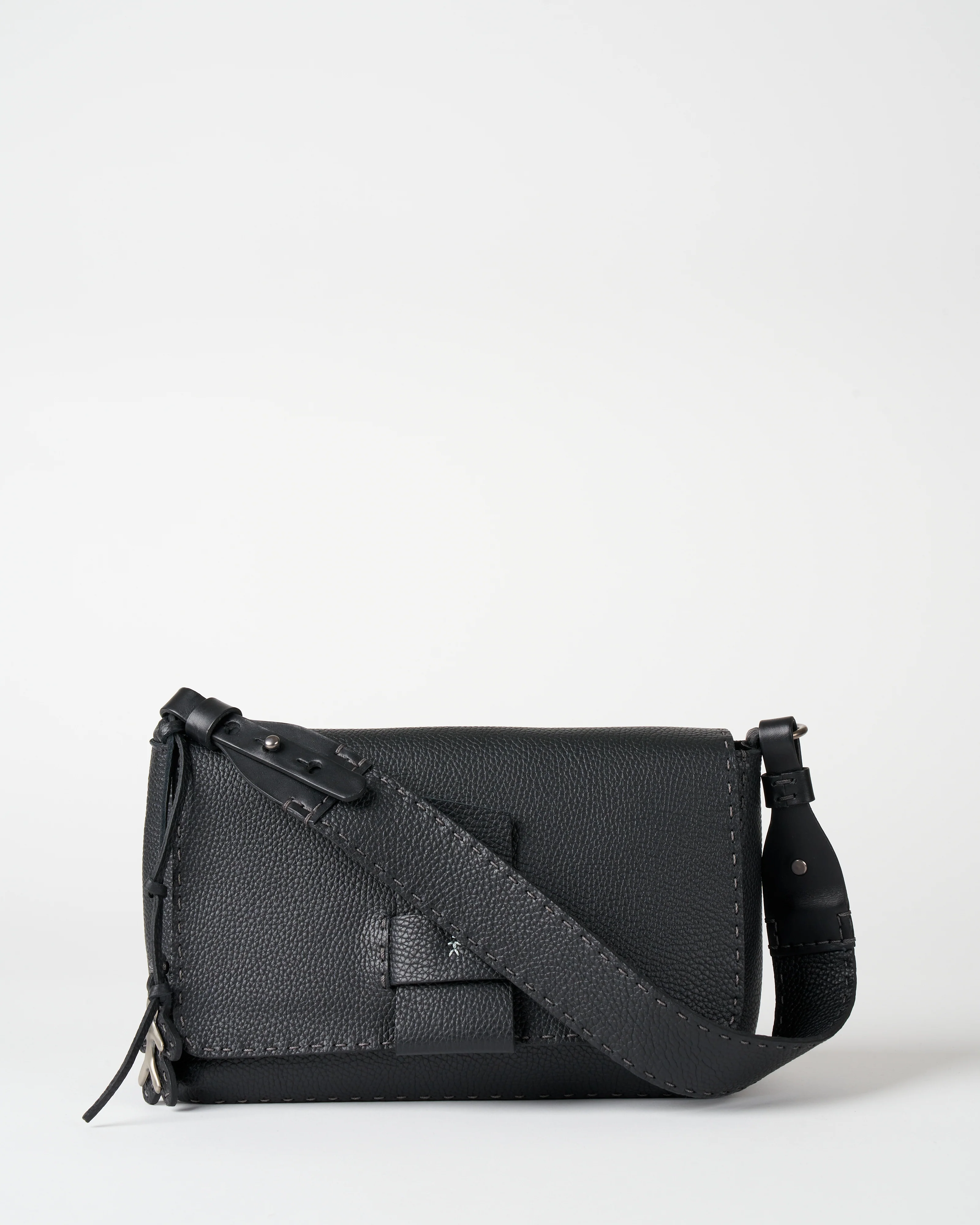 cervo small crossbody - nero
