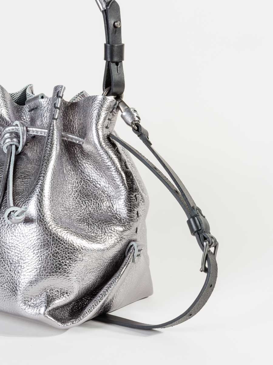small magnolia bag - metal brina - Image 5
