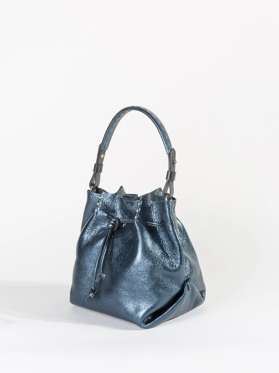 small magnolia bag - metal notte - Image 2